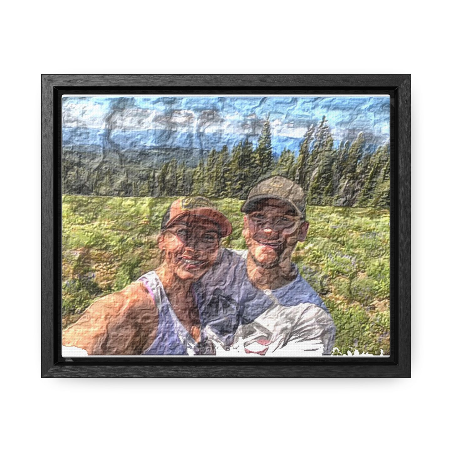 Gallery Canvas Wraps, Horizontal Frame ... "The Best Of Friends" ... Original Works ... December 2023 ... Central Idaho, USA.
