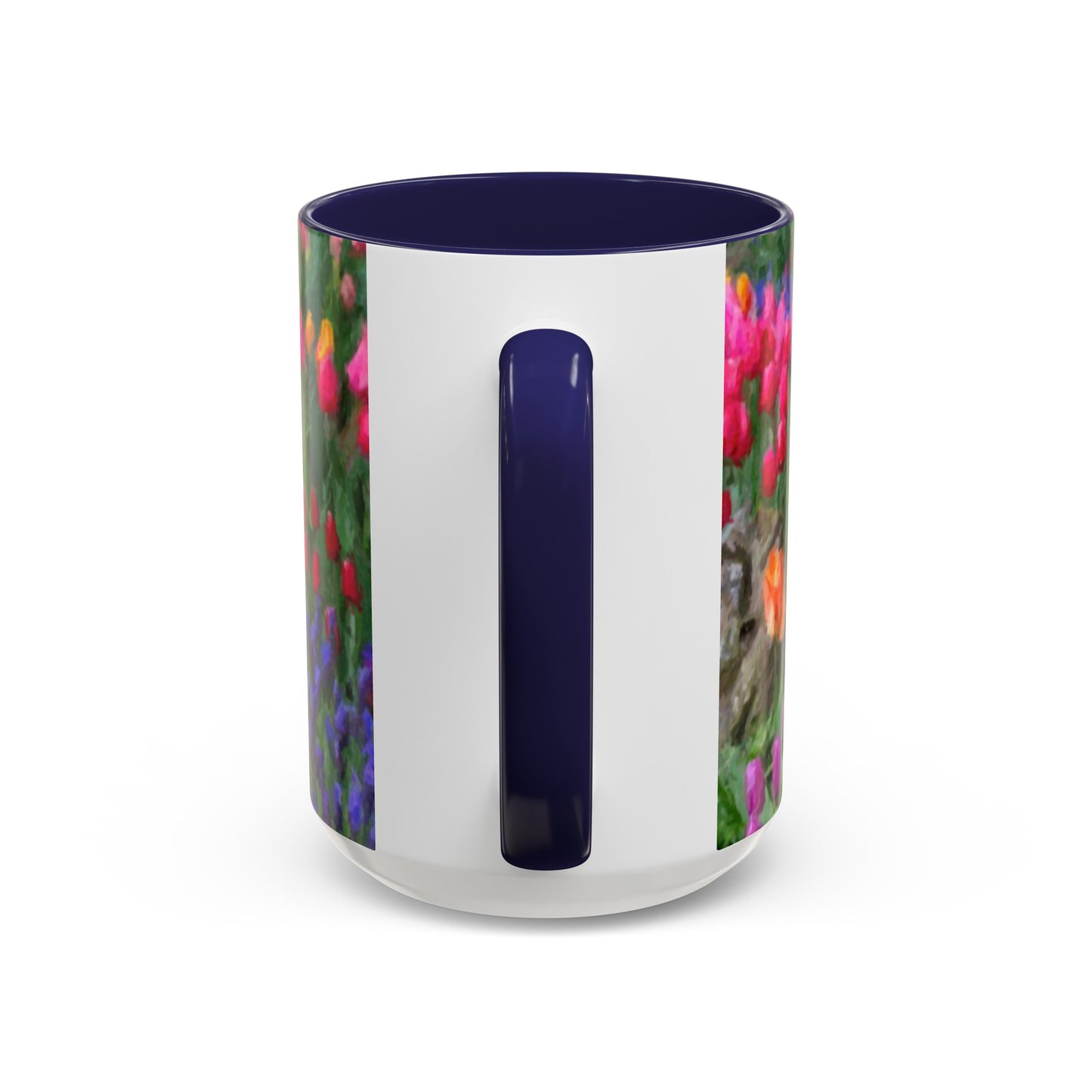 Accent Coffee Mug (11, 15oz) ... Skagit Valley Tulips ... Skagit Valley, Washington ... Family Archives ... Original Works ... Circa 1980's ...