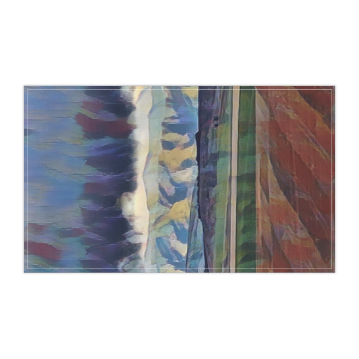 Kitchen Towel ... On-The-Prairie .. "The Storm Is Brewing" ... Central Idaho: November 2023 ... Original Works ...