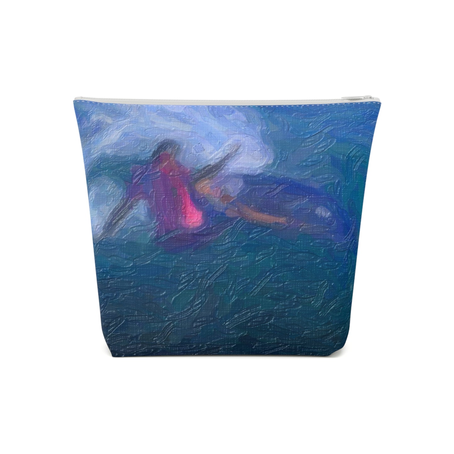 Cotton Cosmetic Bag  ... Paris_2024_Surfing Competition-Tahiti_French-Polynesia .... 'Gabriel Medina World Campion Drops-In' ... Original Works ...