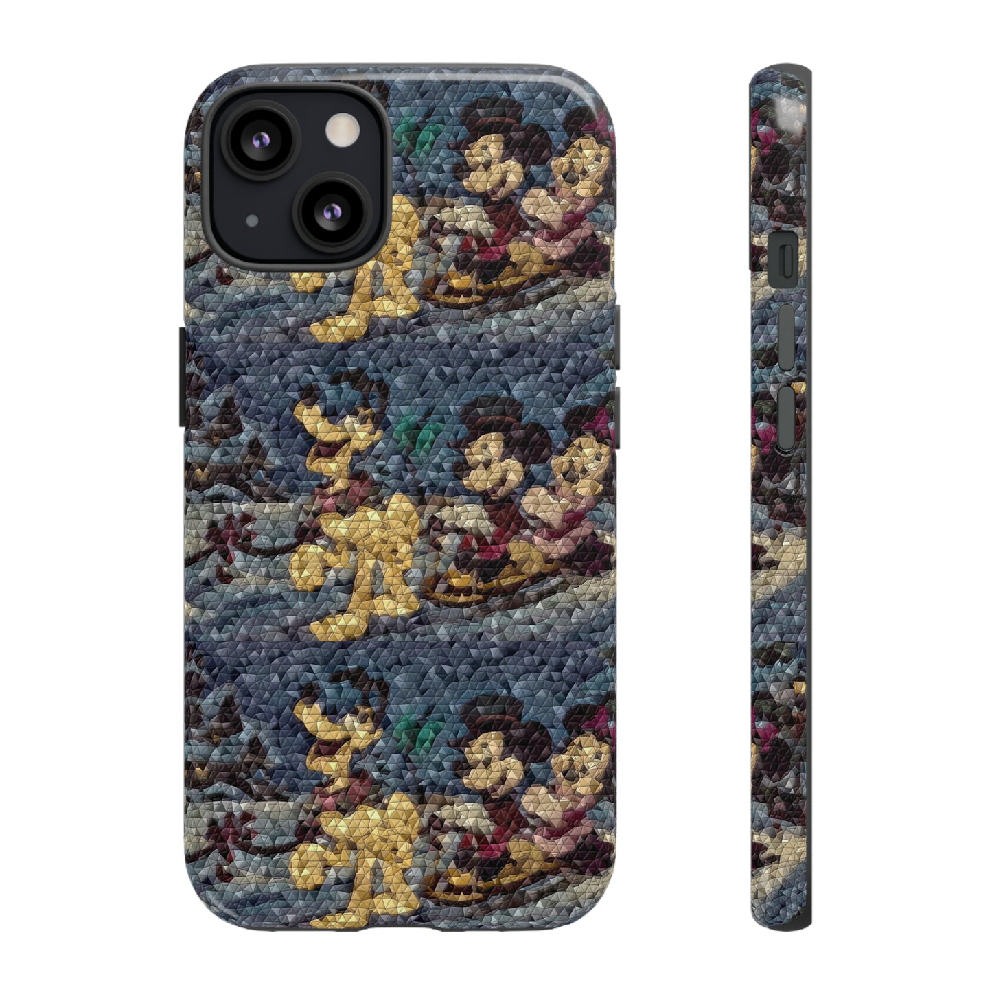 Tough Cases ... Mickey_N_Minnie Mouse & Pluto ... "A Winter Sleigh Ride" ... Original Works. Winter 2023 ...