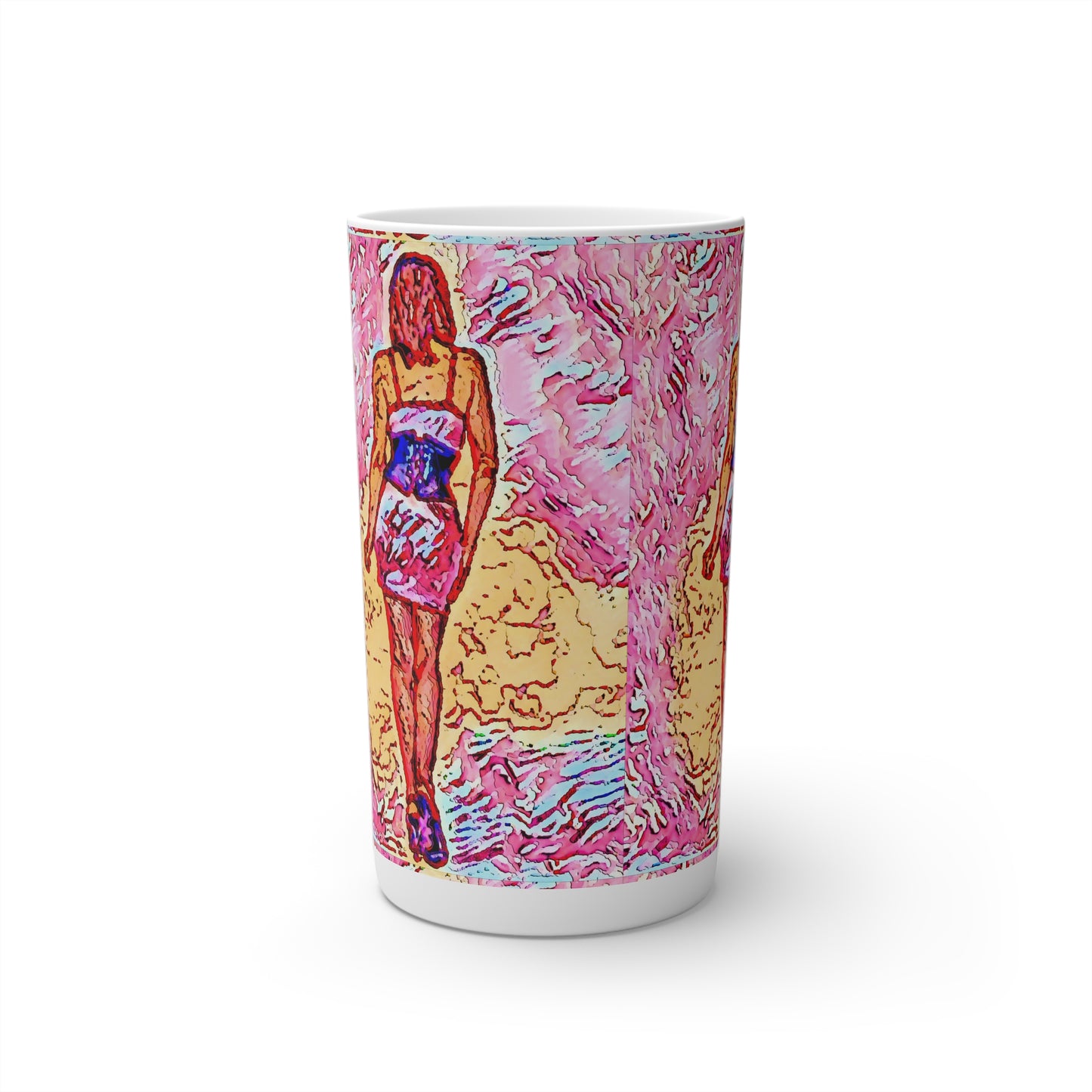 Conical Coffee Mugs (3oz, 8oz, 12oz) ...  I'll Walk 'A-Hundred-Miles' In Stilettos ... Original Works ... June 2023. Central Idaho, USA ...