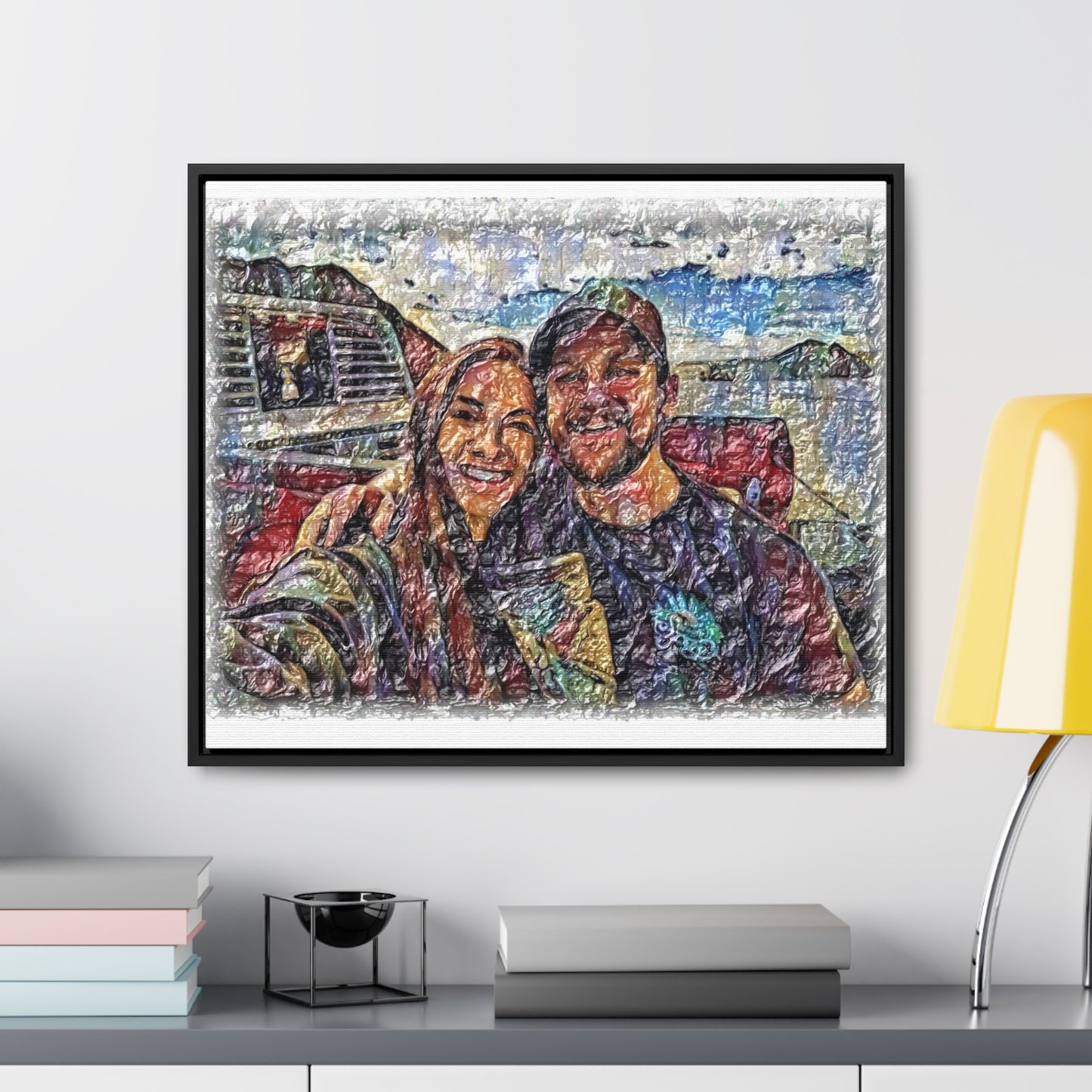 Gallery Canvas Wraps, Horizontal Frame ... "The Best Of Friends" ... Original Works ... December 2023 ... Central Idaho, USA.