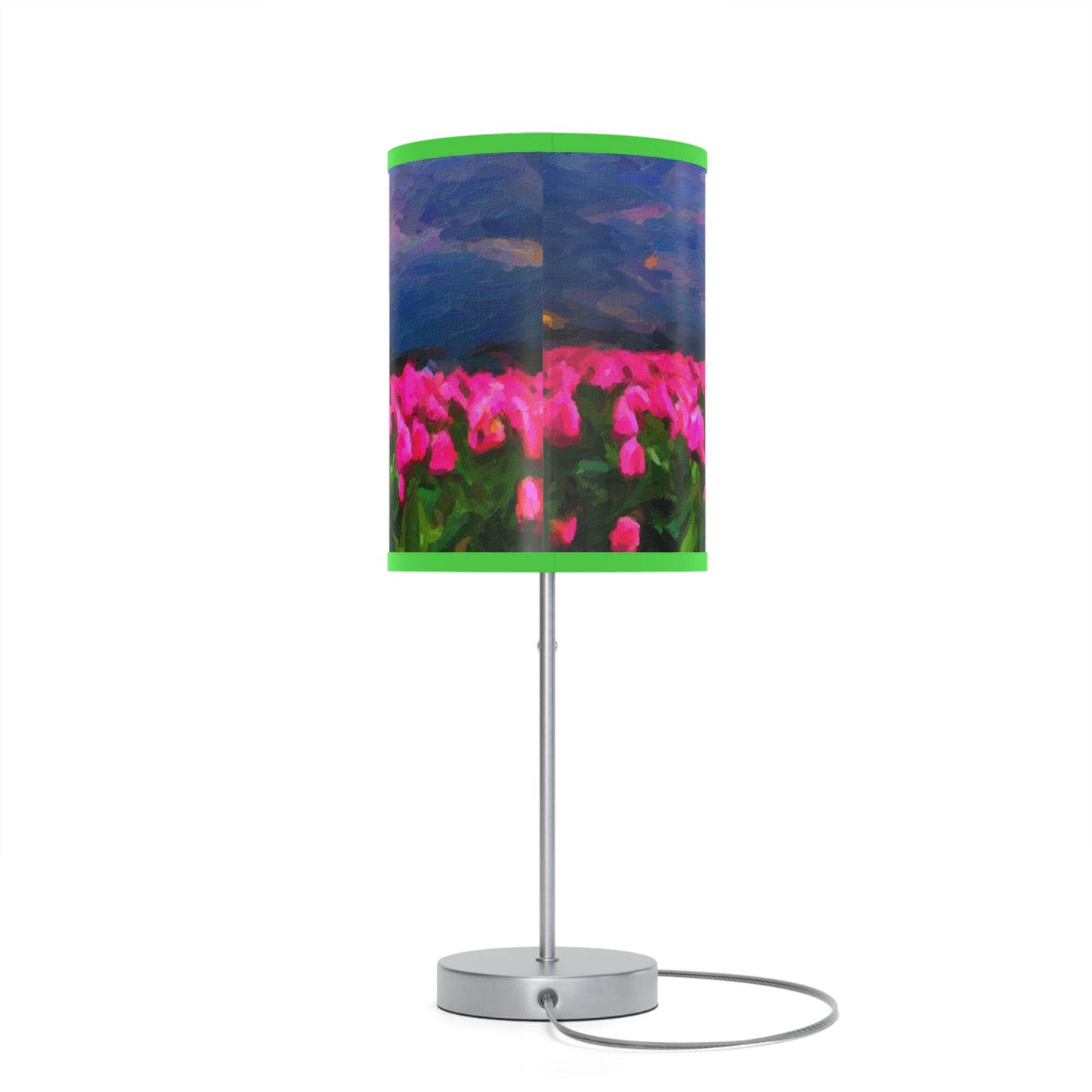 Lamp on a Stand, US|CA plug ... Skagit Valley Tulips ... Skagit Valley, Washington ... Family Archives ... Original Works ... Circa 1980's ...