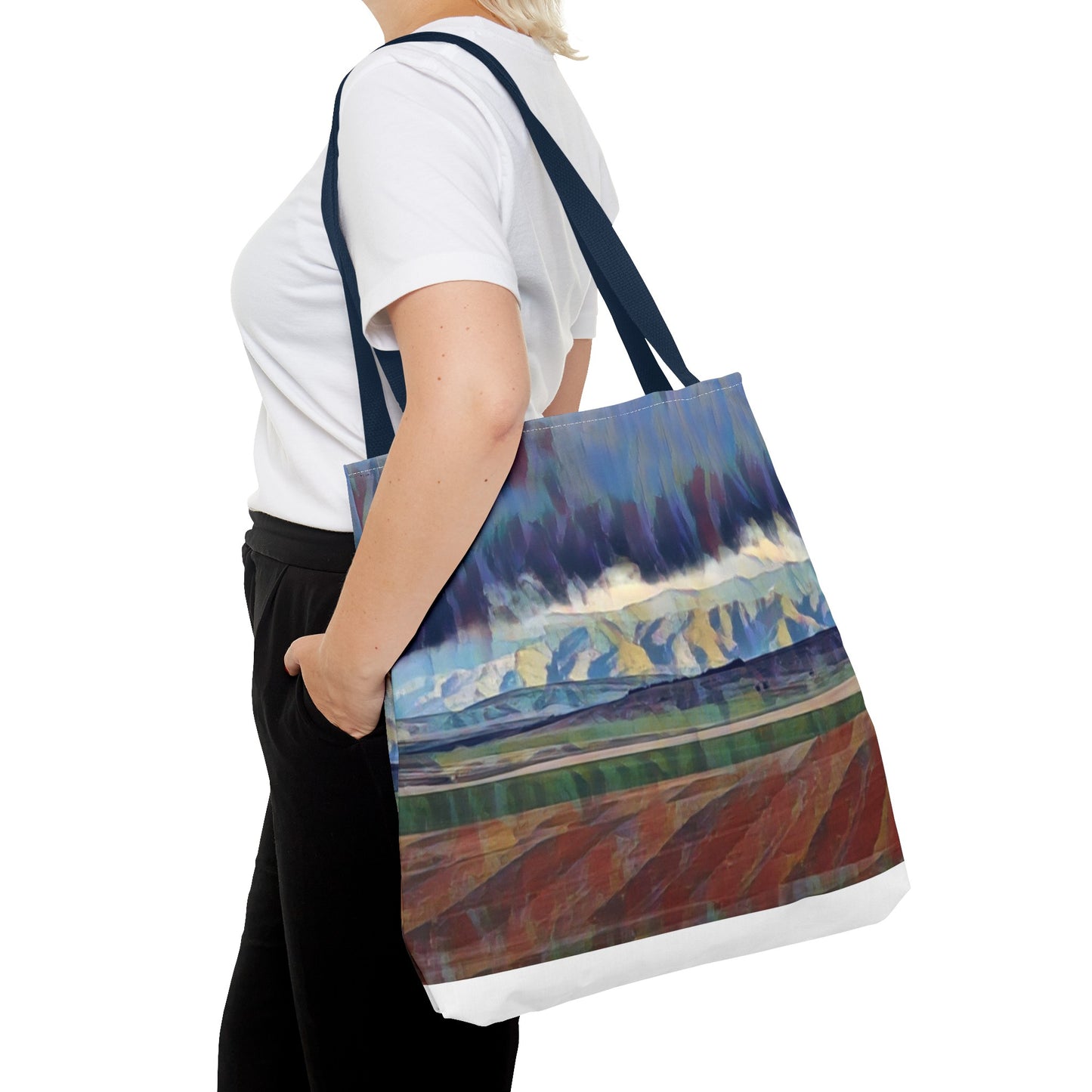 Tote Bag (AOP) ... On-The-Prairie .. "The Storm Is Brewing" ... Central Idaho: November 2023 ... Original Works ...