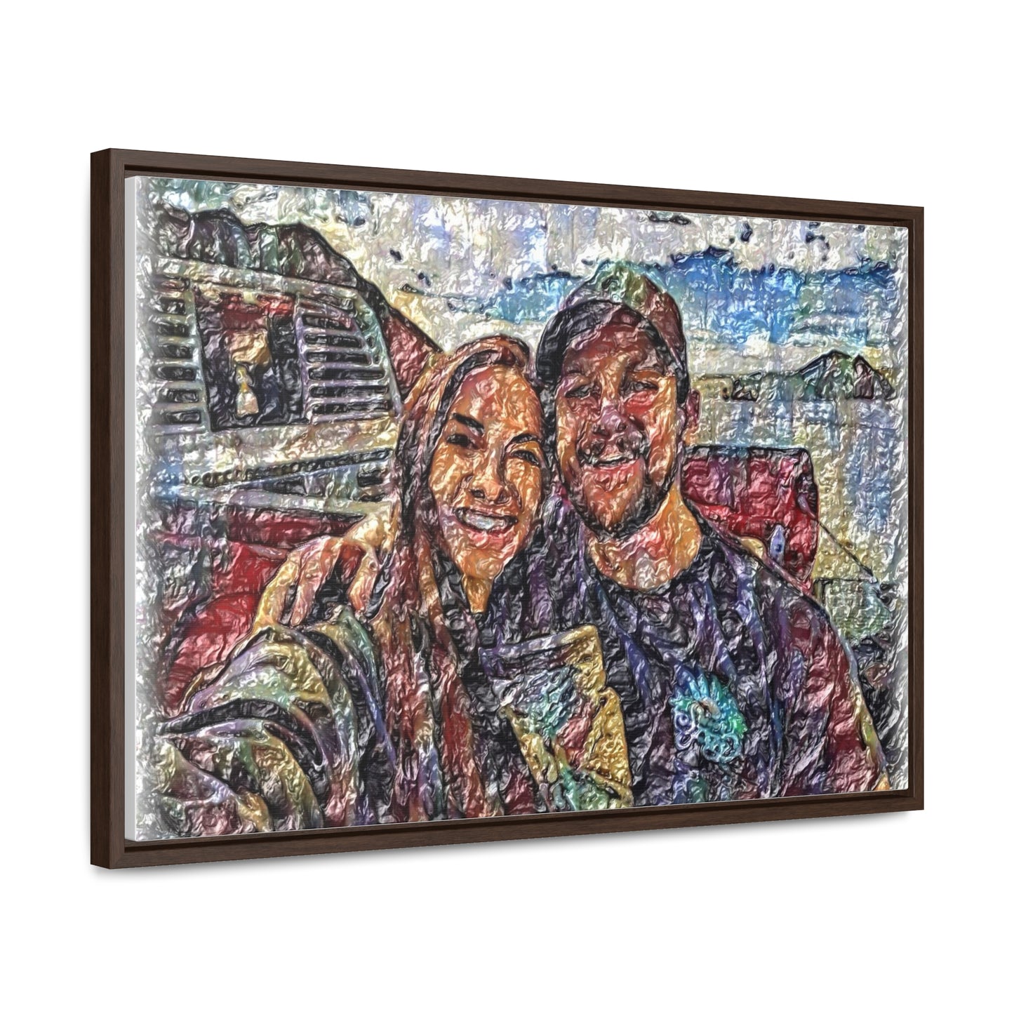 Gallery Canvas Wraps, Horizontal Frame ... "The Best Of Friends" ... Original Works ... December 2023 ... Central Idaho, USA.