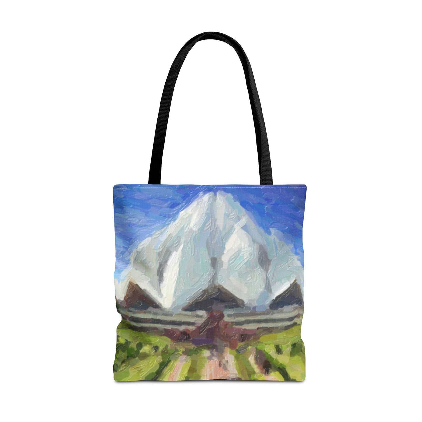 Tote Bag (AOP) ... Bahai'i-House-Of-Worship ... "New Delhi's World-Famous Lotus Temple" ... Original Works ... Delhi, India: Circa 2003-2007 ...