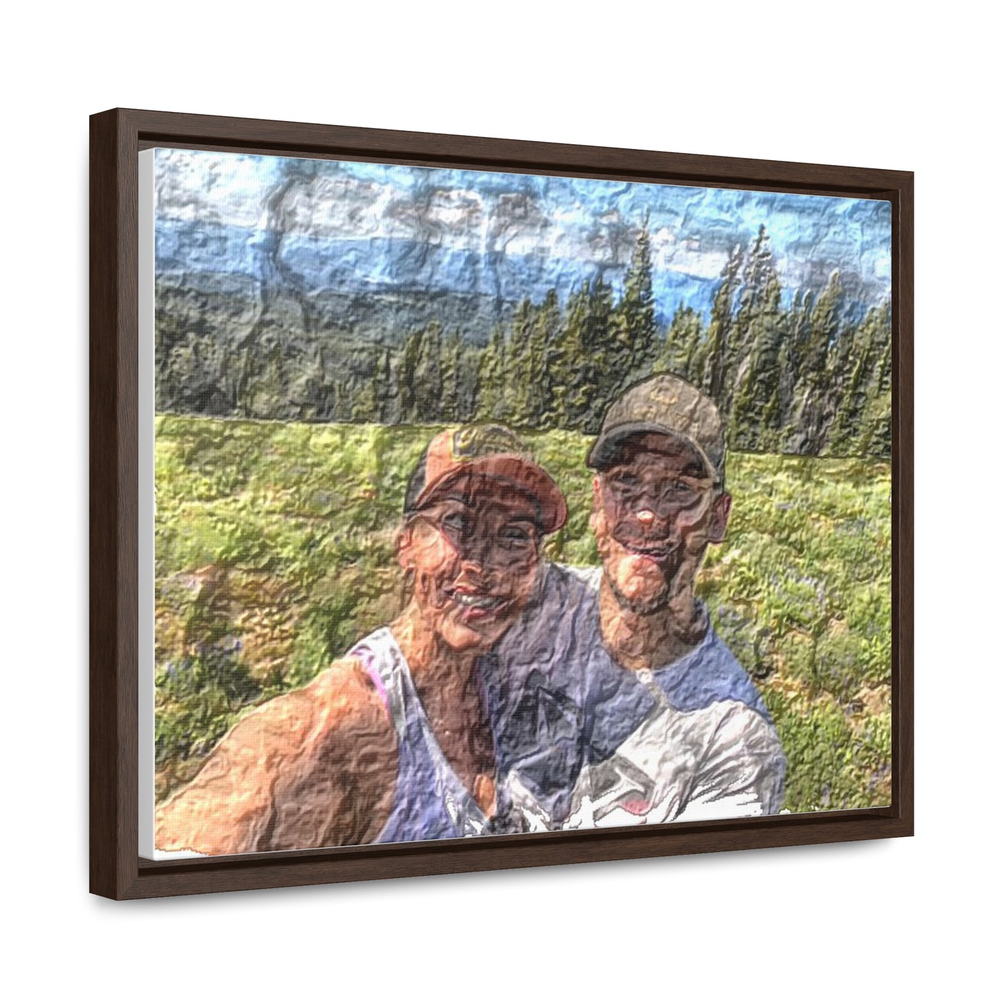 Gallery Canvas Wraps, Horizontal Frame ... "The Best Of Friends" ... Original Works ... December 2023 ... Central Idaho, USA.