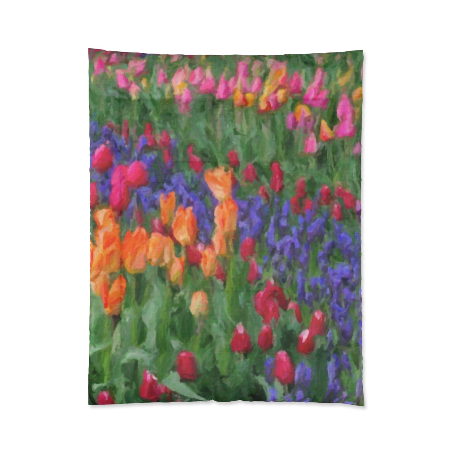 Comforter ... Skagit Valley Tulips ... Skagit Valley, Washington ... Family Archives ... Original Works ... Circa 1980's ...
