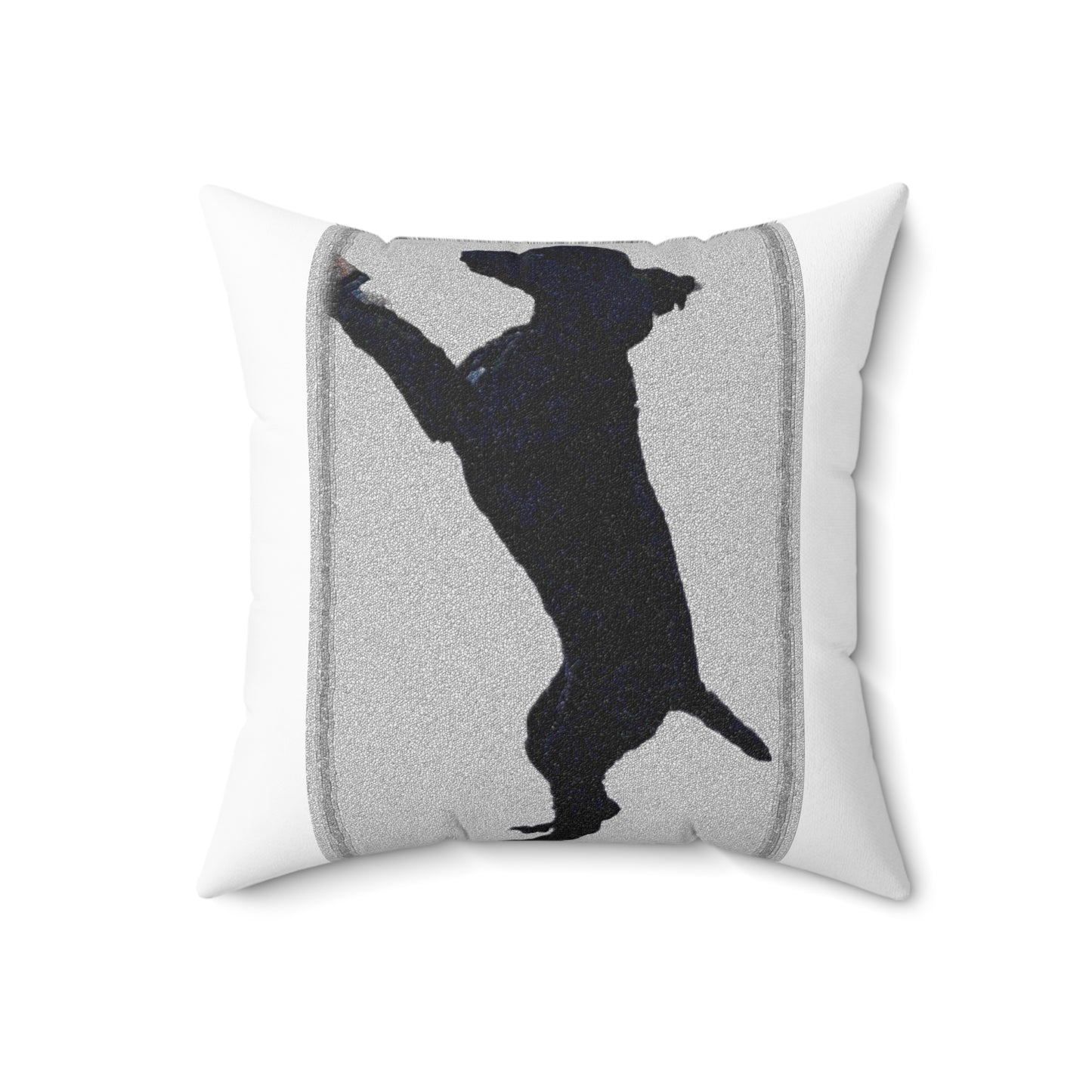 Spun Polyester Square Pillow ... Jett Stenzel ... "Having Fun With Dad & Friends" ... Rhett Creek, Idaho ... Spring 2023 ... Original Works ...