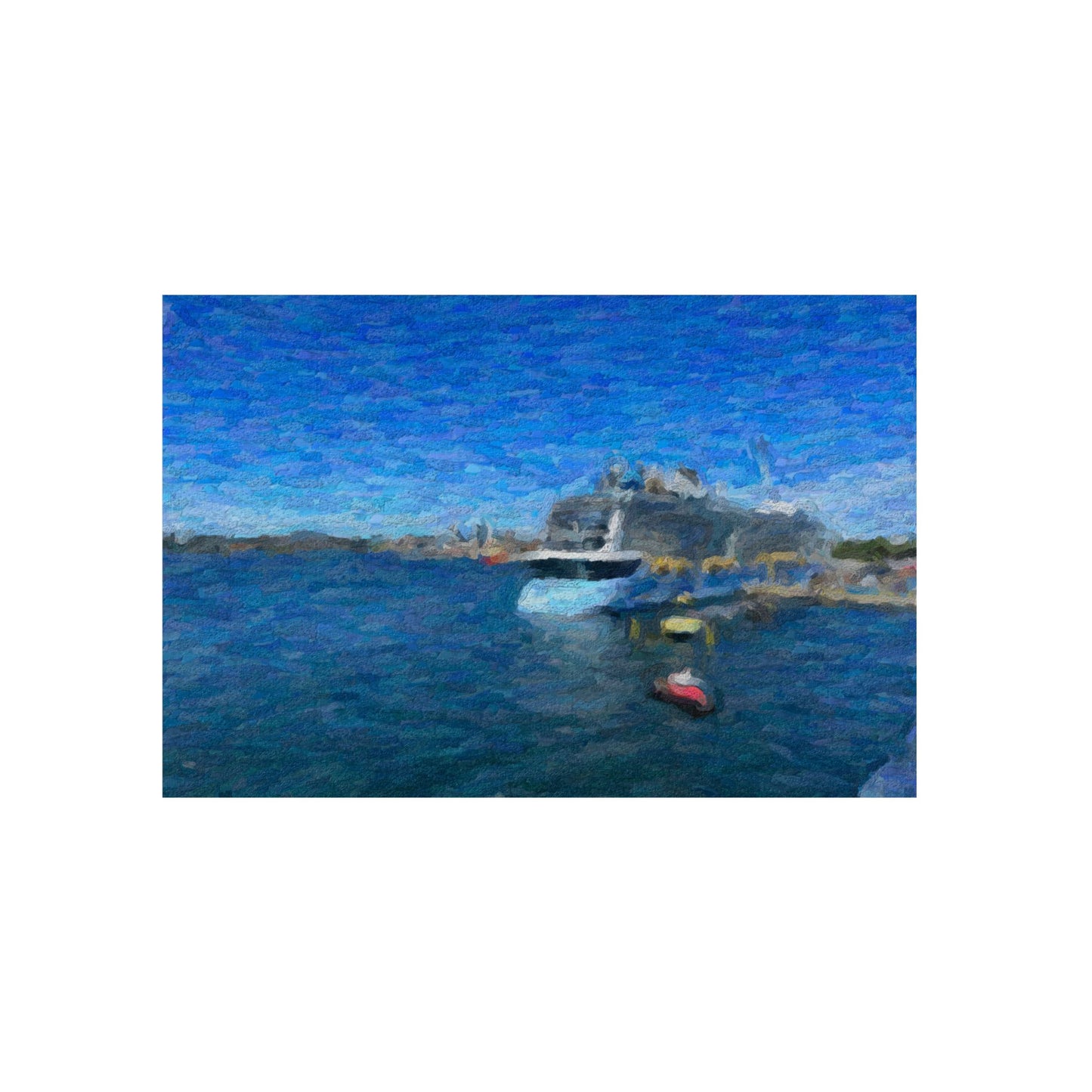 Aluminum Composite Panels  ... Into Vancouver Harbor We Arrive: Celebrity Edge-Cruise ... Vancouver, British Columbia ... June 2024 ... Original Works
