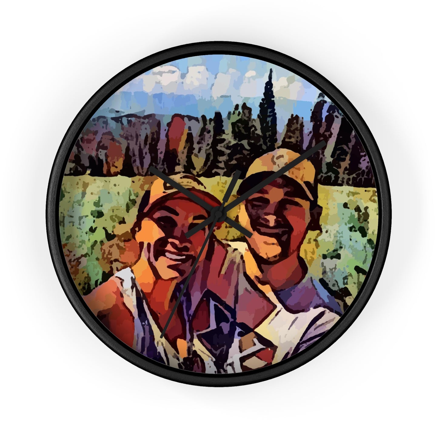 Wall Clock ... "The Best Of Friends" ... Original Works ... December 2023 ... Central Idaho, USA.