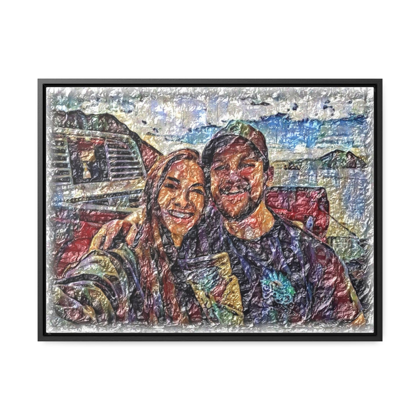 Gallery Canvas Wraps, Horizontal Frame ... "The Best Of Friends" ... Original Works ... December 2023 ... Central Idaho, USA.