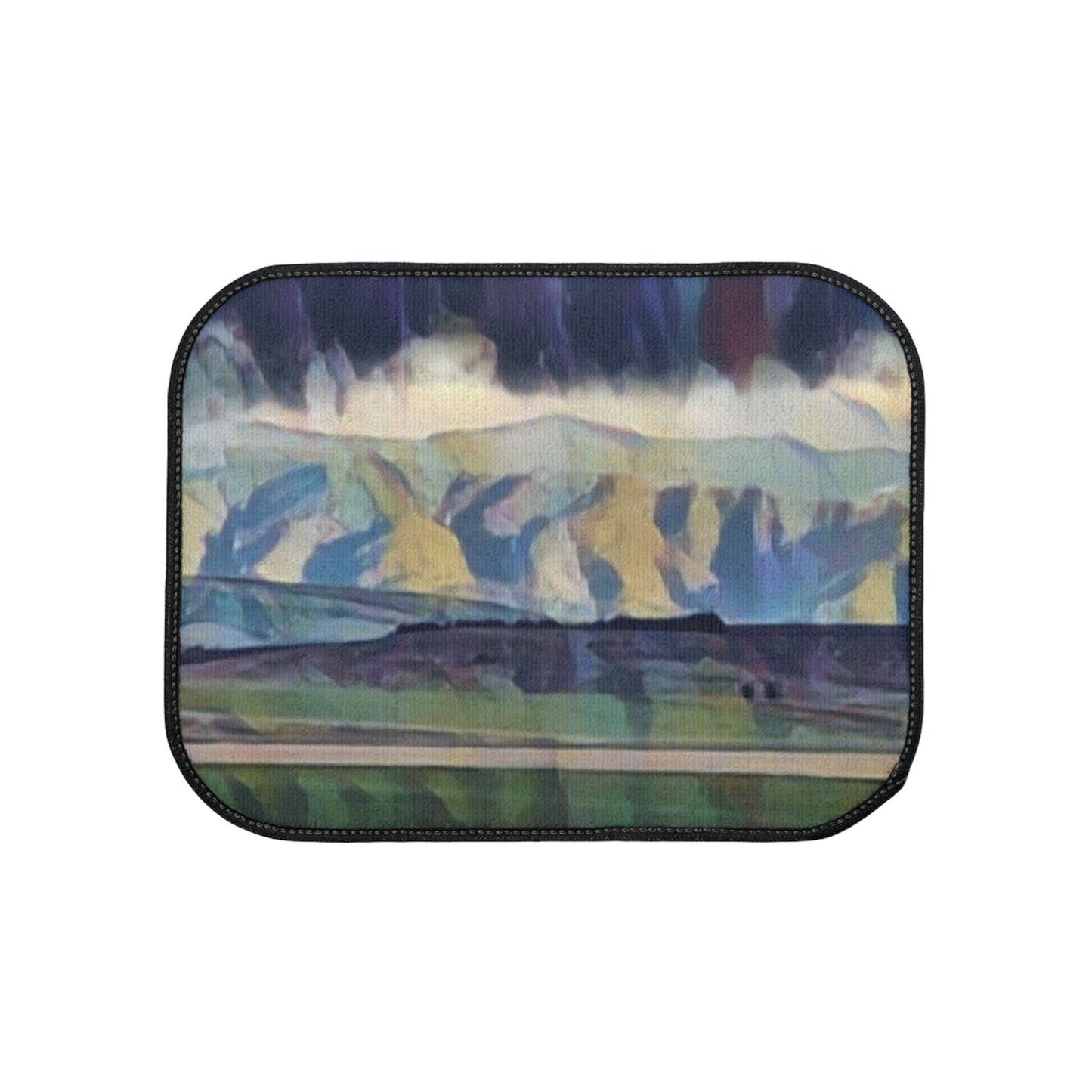 Car Floor Mats, 1pc ... On-The-Prairie .. "The Storm Is Brewing" ... Central Idaho: November 2023 ... Original Works ...