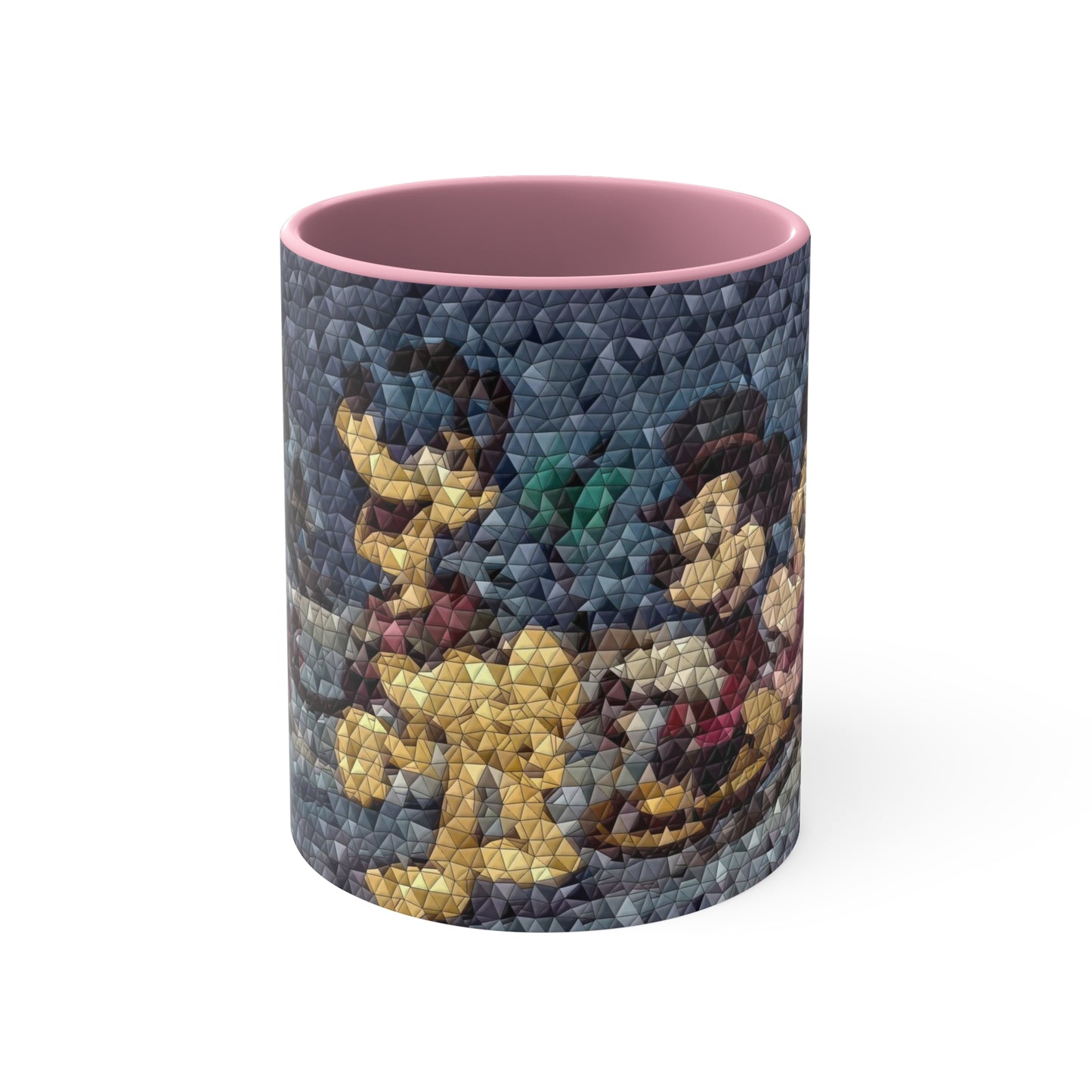 Accent Coffee Mug, 11oz ... Mickey_N_Minnie Mouse & Pluto ... "A Winter Sleigh Ride" ... Original Works. Winter 2023 ...