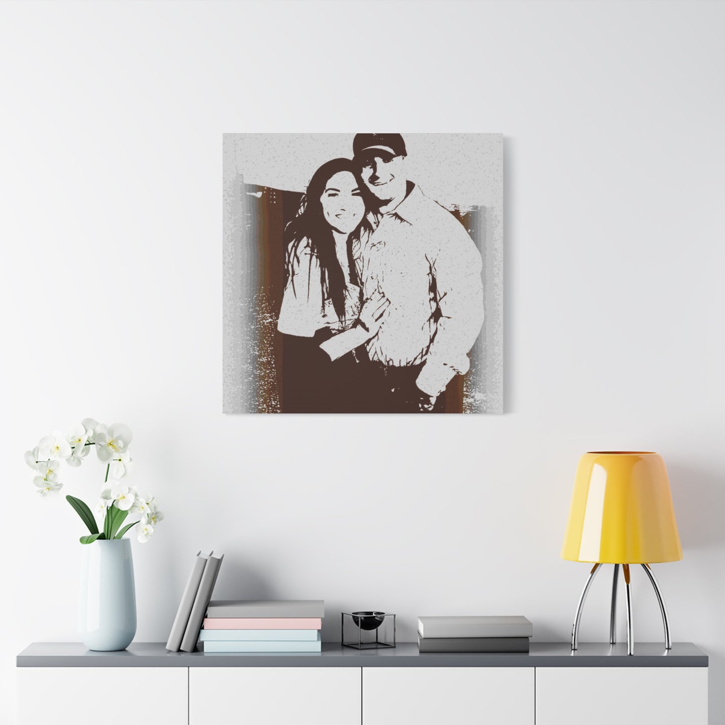 Matte Canvas, Stretched, 1.25" ... "The Best Of Friends" ... Original Works ... December 2023 ... Central Idaho, USA.