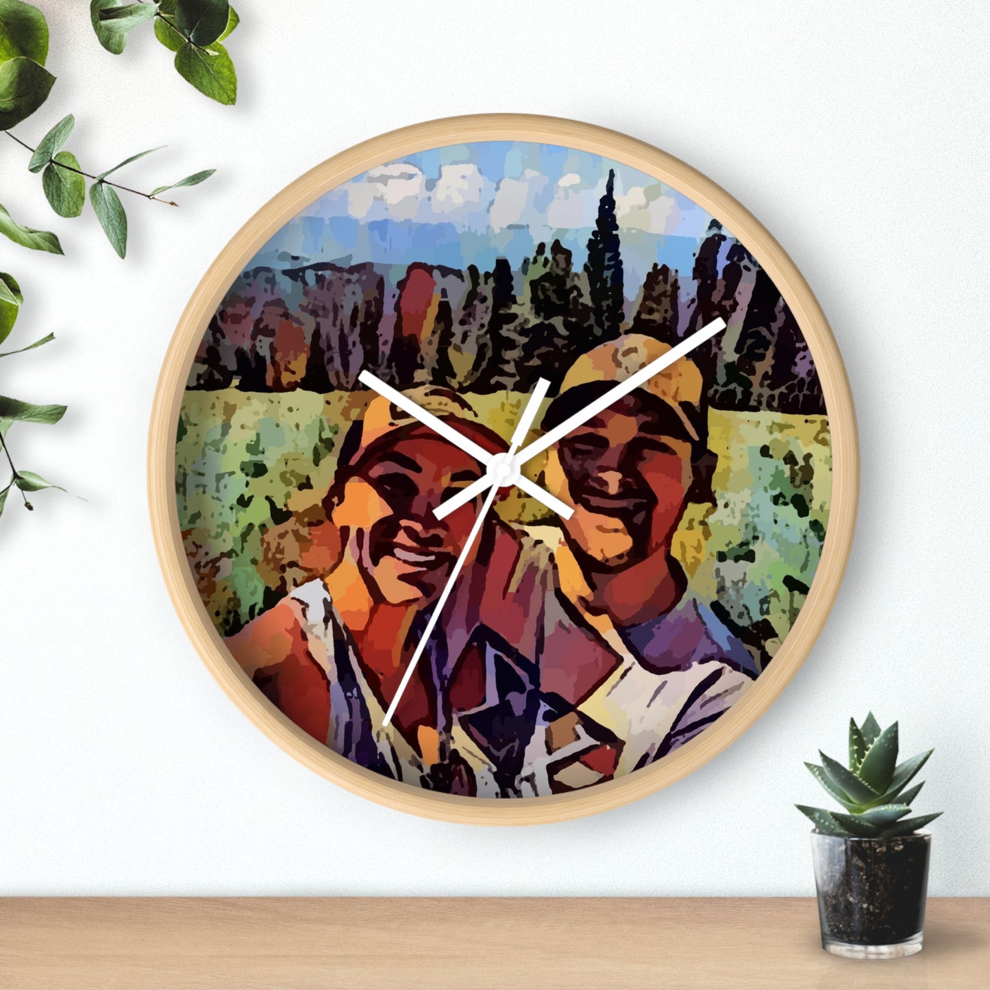 Wall Clock ... "The Best Of Friends" ... Original Works ... December 2023 ... Central Idaho, USA.