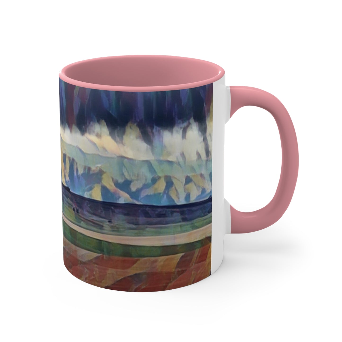 Accent Coffee Mug, 11oz ...  On-The-Prairie .. "The Storm Is Brewing" ... Central Idaho: November 2023 ... Original Works ...