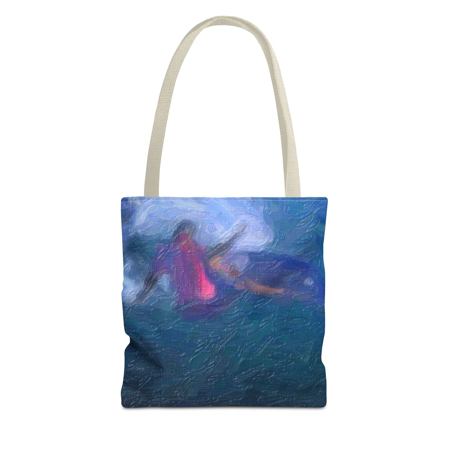Tote Bag (AOP) ... Paris_2024_Surfing Competition-Tahiti_French-Polynesia .... 'Gabriel Medina World Campion Drops-In' ... Original Works ...
