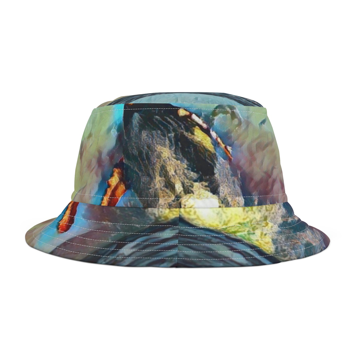 Bucket Hat (AOP) ... She Breaches ... She Leaps ... & Parts The Ocean Waves ... Maui, Hawai'i ... Family Archives ... Original Works ...