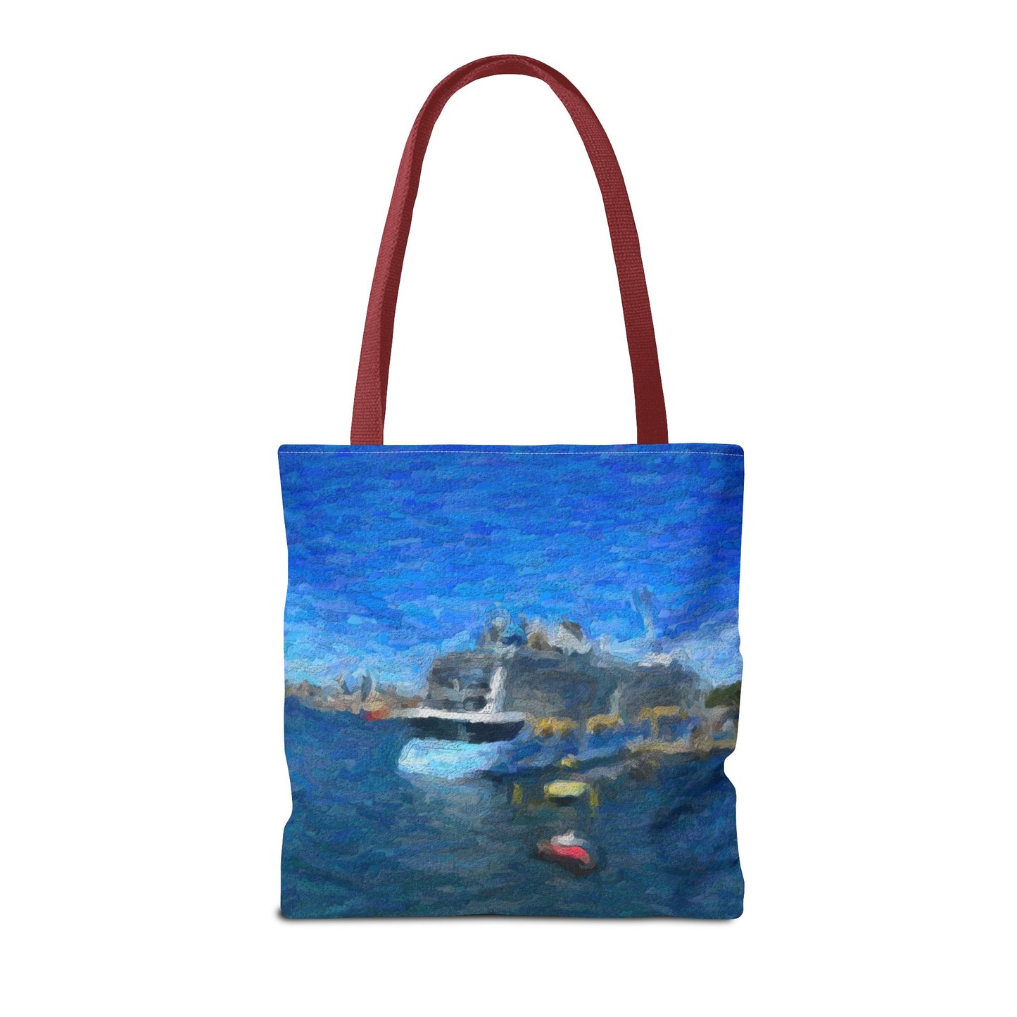 Tote Bag (AOP) ... Into Vancouver Harbor We Arrive: Celebrity Edge-Cruise ... Vancouver, British Columbia ... June 2024 ... Original Works
