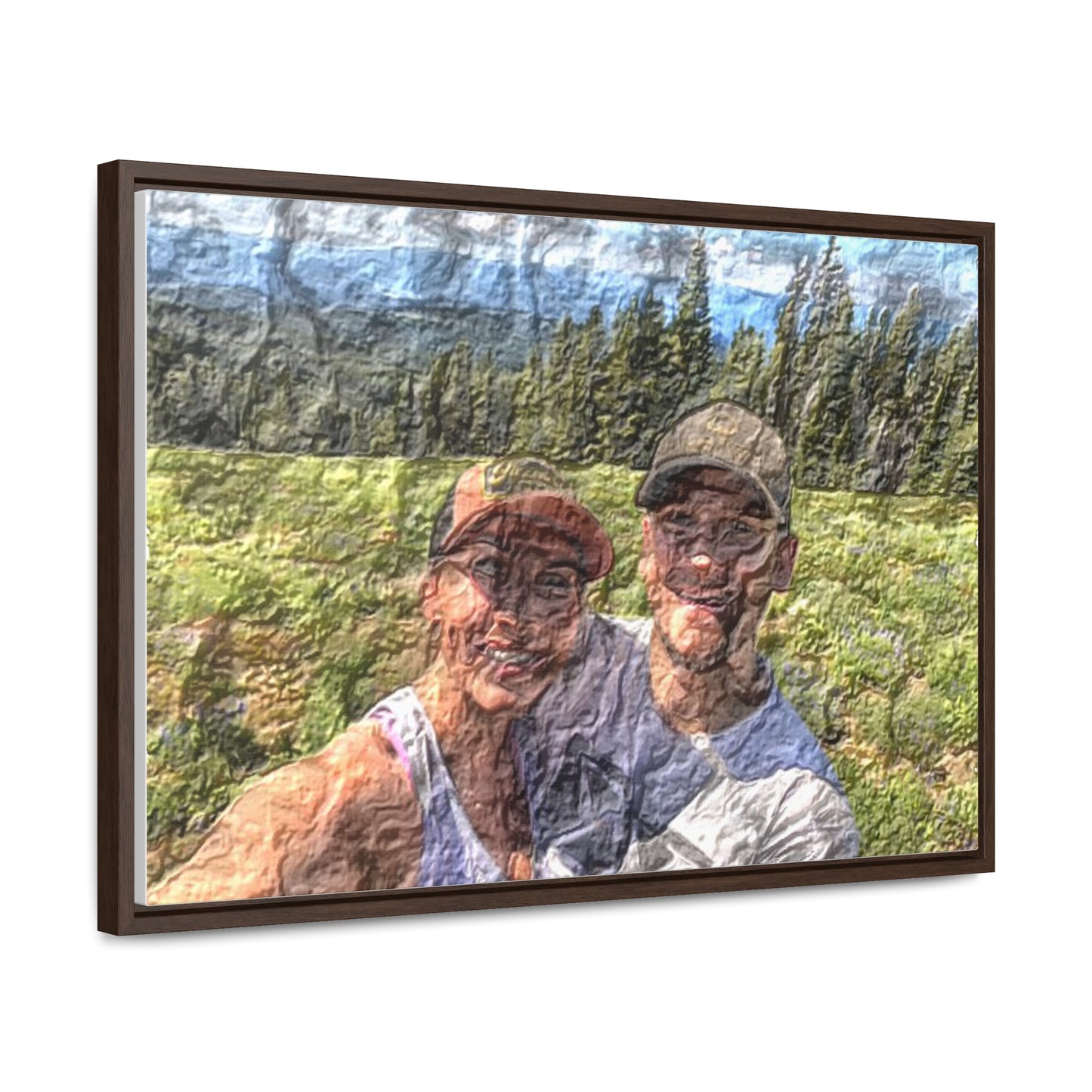 Gallery Canvas Wraps, Horizontal Frame ... "The Best Of Friends" ... Original Works ... December 2023 ... Central Idaho, USA.