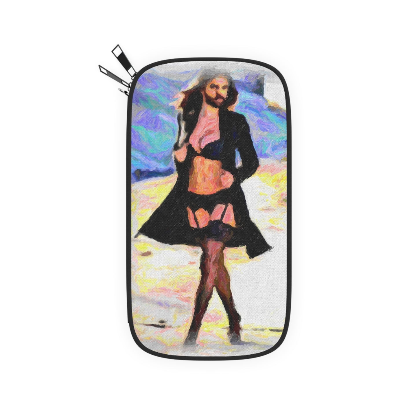 Passport Wallet ... The Low Spark of High_HEELED_Boys ... 'Garterbelt & Bra Inclusive!' ... Original Works ...