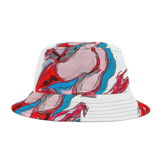 Bucket Hat (AOP) ... "He" Dances ... She Dances ... They All-Dance-It ... Parisian Burlesque ... Circa 2005 ... Original Works ...