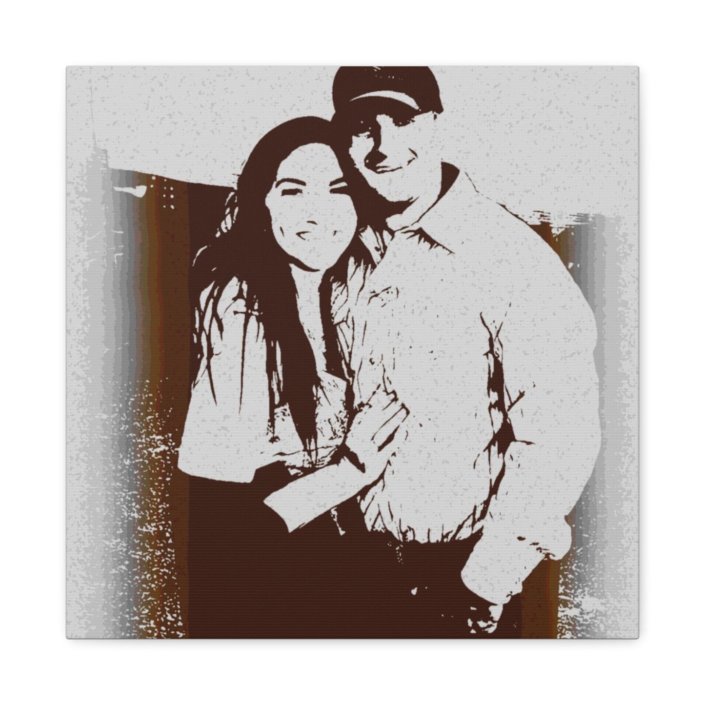 Matte Canvas, Stretched, 1.25" ... "The Best Of Friends" ... Original Works ... December 2023 ... Central Idaho, USA.