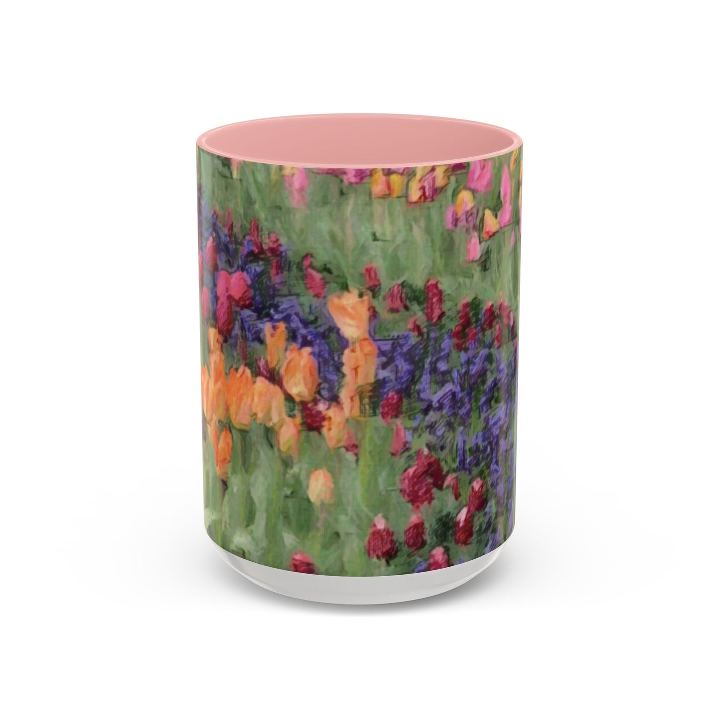 Accent Coffee Mug (11, 15oz) ... Skagit Valley Tulips ... Skagit Valley, Washington ... Family Archives ... Original Works ... Circa 1980's ...