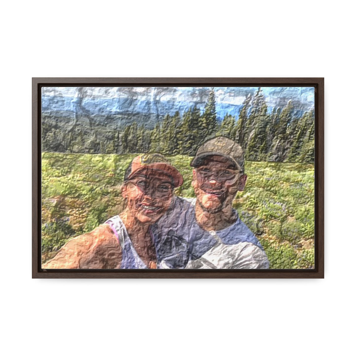 Gallery Canvas Wraps, Horizontal Frame ... "The Best Of Friends" ... Original Works ... December 2023 ... Central Idaho, USA.