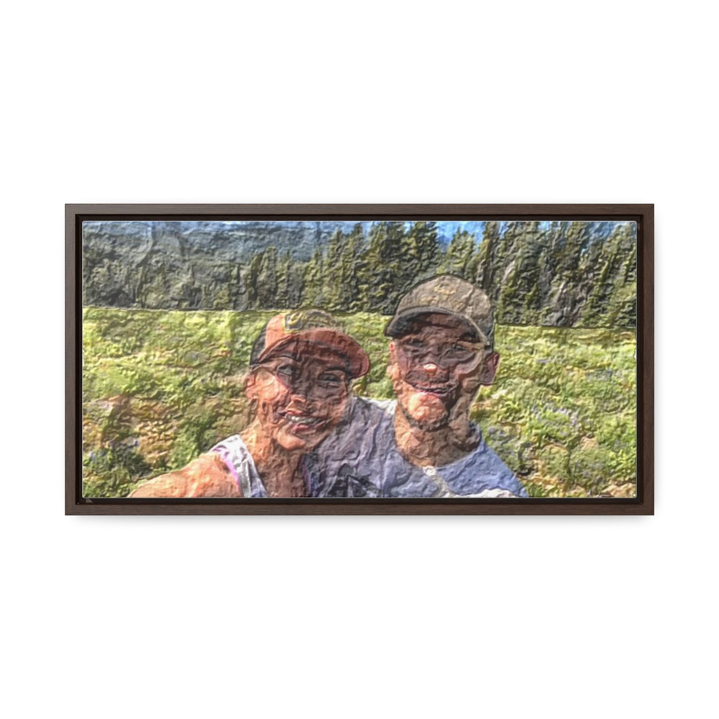Gallery Canvas Wraps, Horizontal Frame ... "The Best Of Friends" ... Original Works ... December 2023 ... Central Idaho, USA.