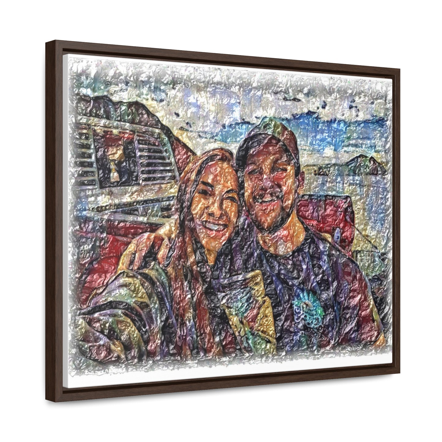 Gallery Canvas Wraps, Horizontal Frame ... "The Best Of Friends" ... Original Works ... December 2023 ... Central Idaho, USA.