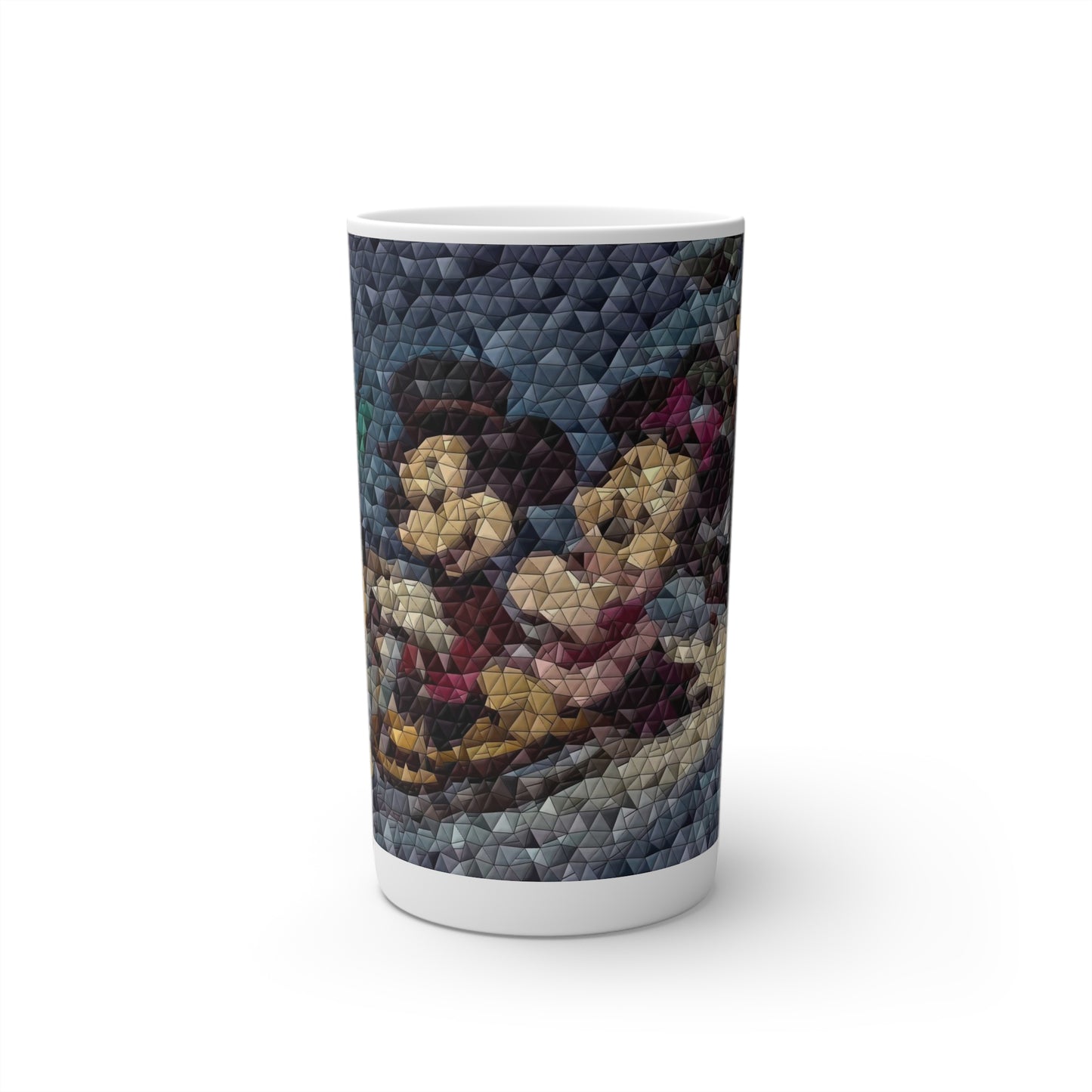 Conical Coffee Mugs (3oz, 8oz, 12oz) ... Mickey_N_Minnie Mouse & Pluto ... "A Winter Sleigh Ride" ... Original Works. Winter 2023 ...