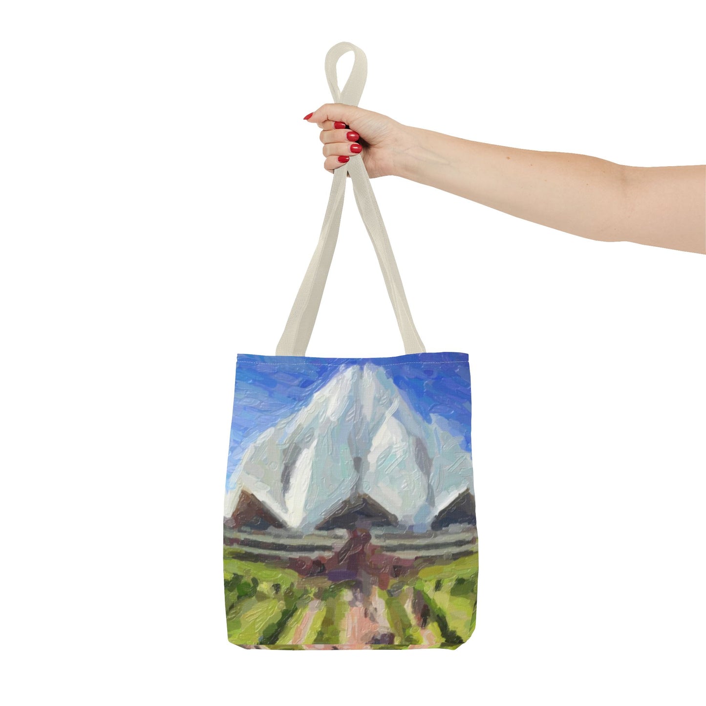 Tote Bag (AOP) ... Bahai'i-House-Of-Worship ... "New Delhi's World-Famous Lotus Temple" ... Original Works ... Delhi, India: Circa 2003-2007 ...