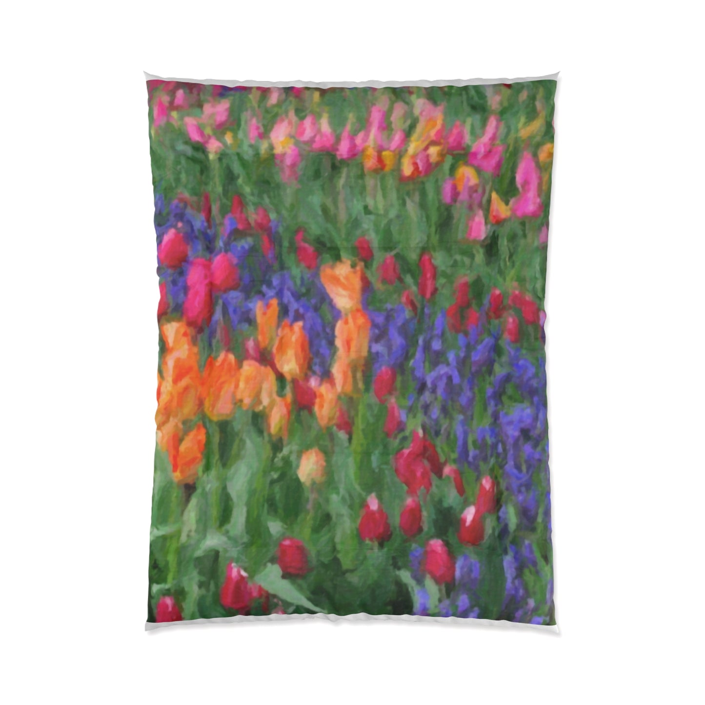 Comforter ... Skagit Valley Tulips ... Skagit Valley, Washington ... Family Archives ... Original Works ... Circa 1980's ...