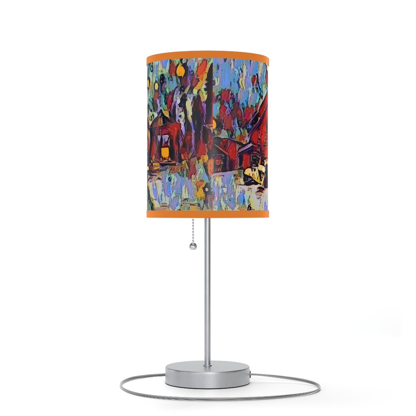Lamp on a Stand, US|CA plug ... A Very Abstract "Mountain Winter Scene" ... Original Works. Copyright Phot's Photo_LODA: Les Objets D'Art. December 2023 ...