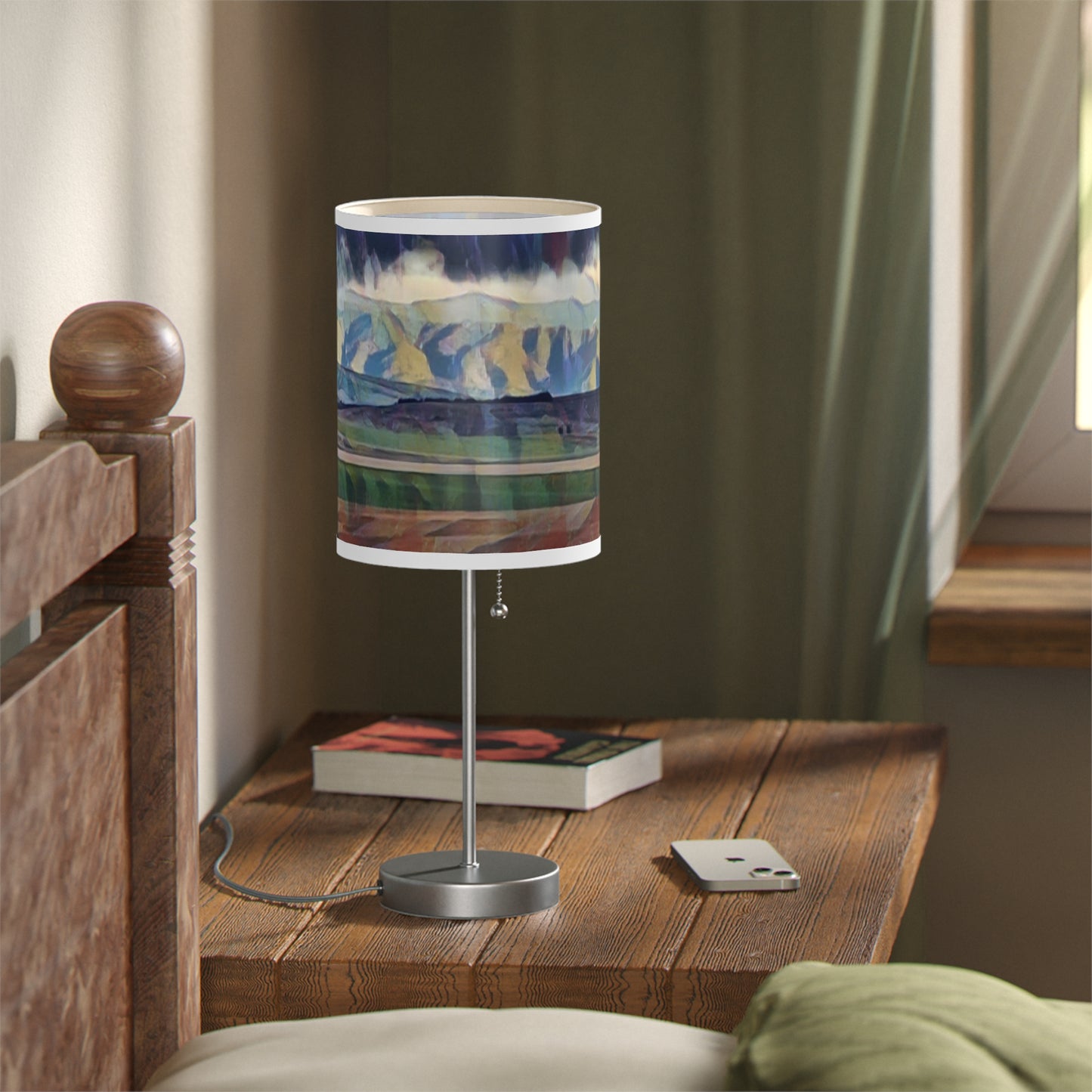 Lamp on a Stand, US|CA plug ...  On-The-Prairie .. "The Storm Is Brewing" ... Central Idaho: November 2023 ... Original Works ...