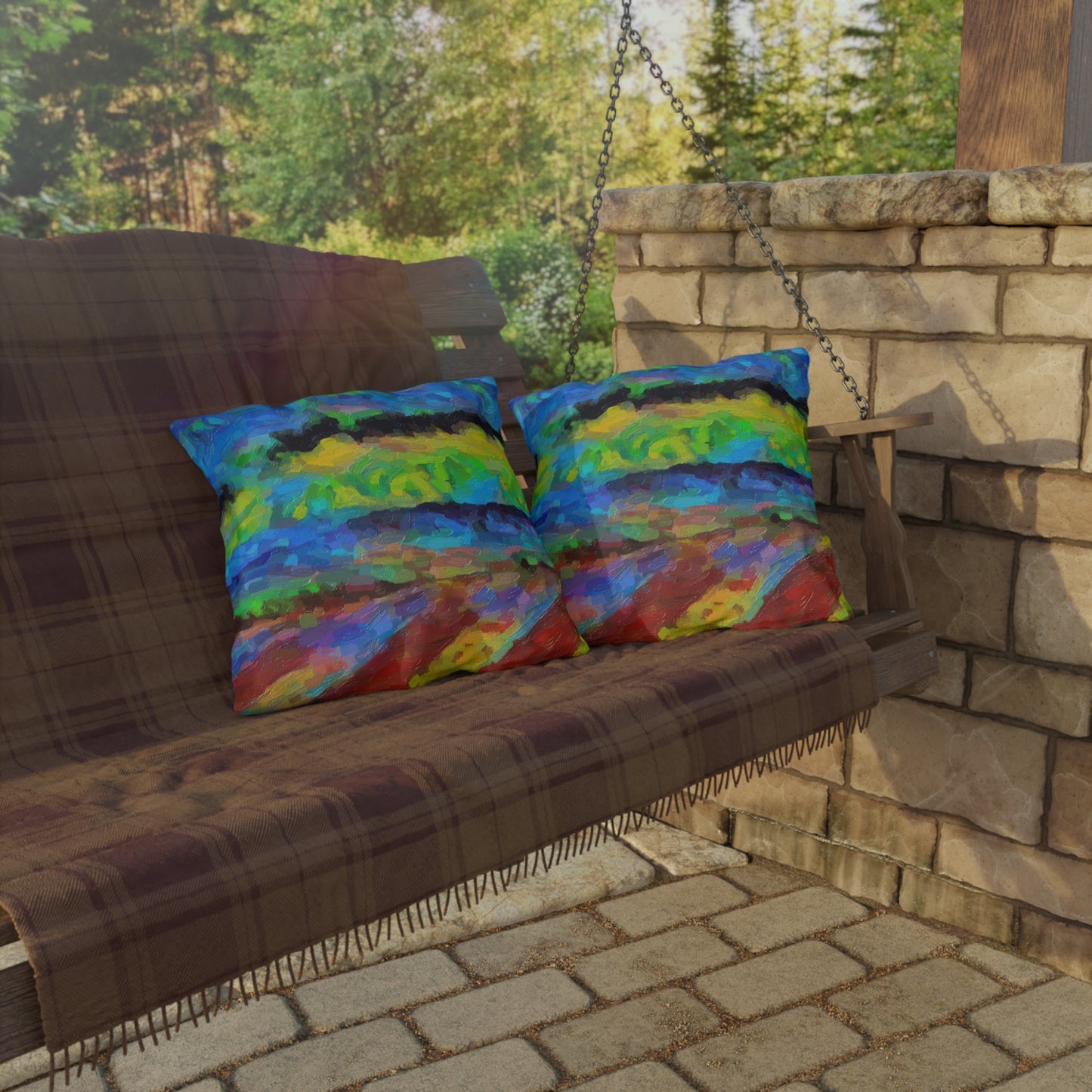 Outdoor Pillows ... On-The-Prairie .. "The Storm Is Brewing" ... Central Idaho: November 2023 ... Original Works  ...