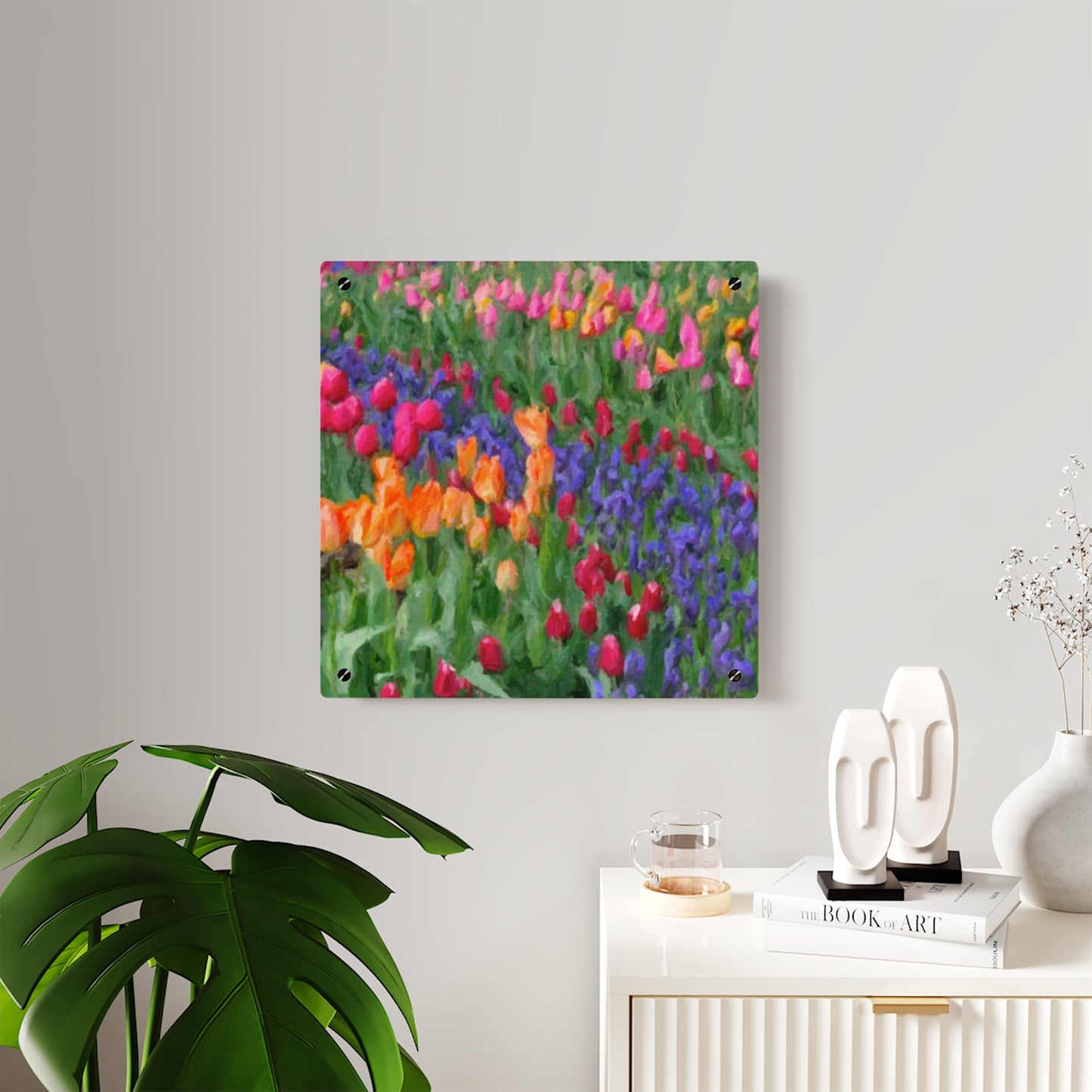 Acrylic Wall Art Panels ... Skagit Valley Tulips ... Skagit Valley, Washington ... Family Archives ... Original Works ... Circa 1980's ...