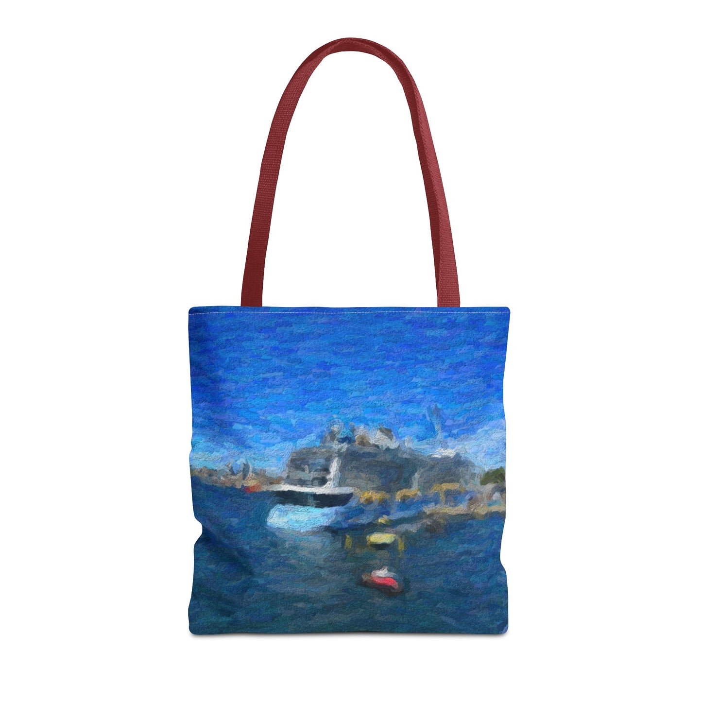 Tote Bag (AOP) ... Into Vancouver Harbor We Arrive: Celebrity Edge-Cruise ... Vancouver, British Columbia ... June 2024 ... Original Works