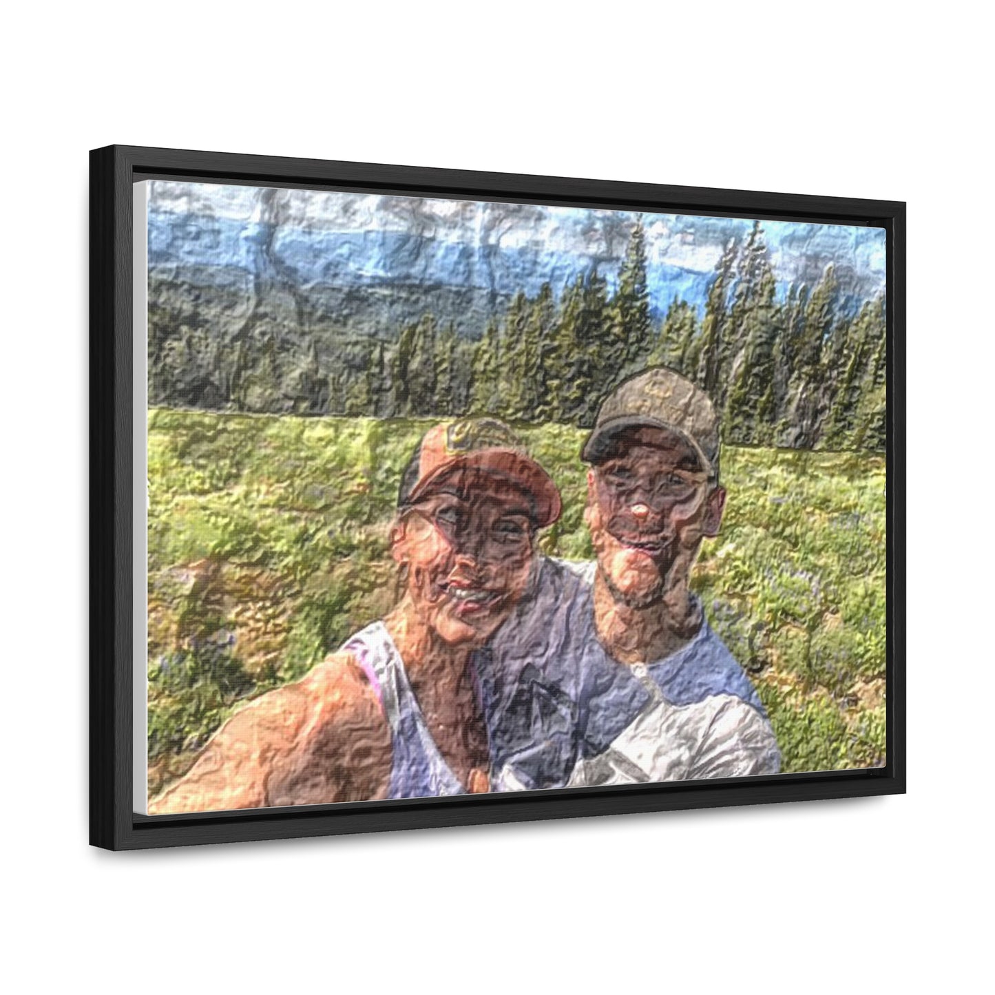 Gallery Canvas Wraps, Horizontal Frame ... "The Best Of Friends" ... Original Works ... December 2023 ... Central Idaho, USA.