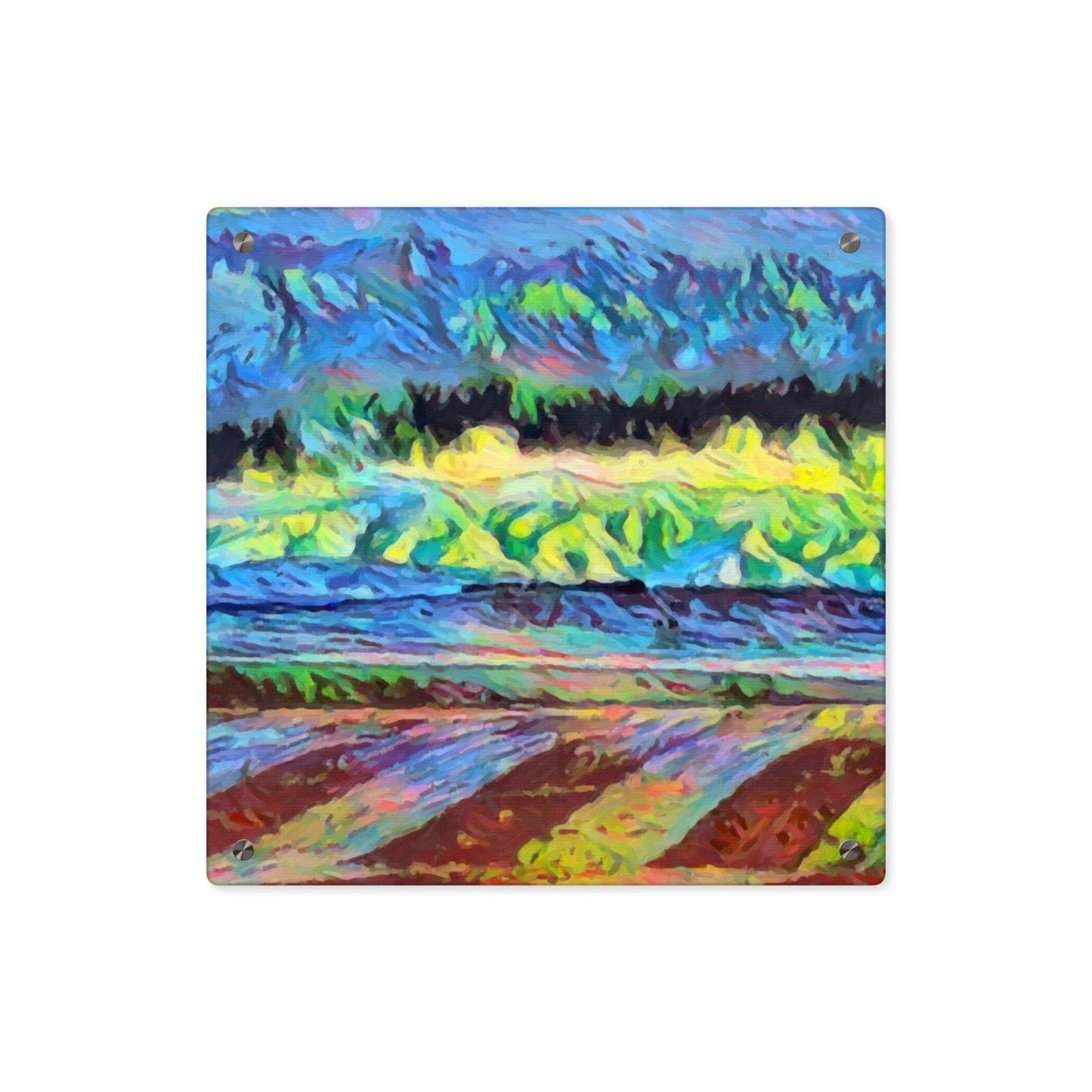 Acrylic Wall Art Panels ... On-The-Prairie .. "The Storm Is Brewing" ... Central Idaho: November 2023 ... Original Works ...