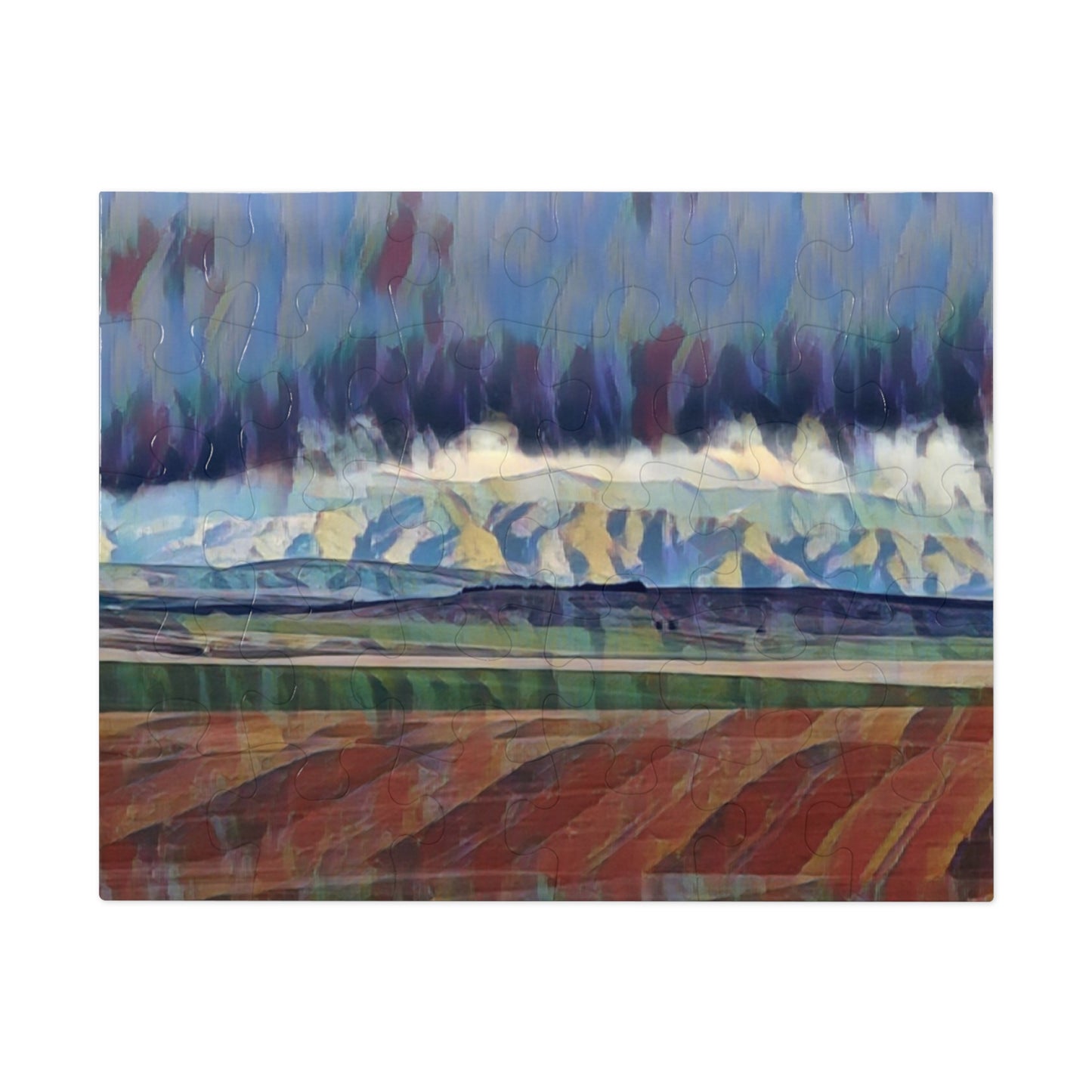 Jigsaw Puzzle (30, 110, 252, 500,1000-Piece) ... On-The-Prairie .. "The Storm Is Brewing" ... Central Idaho: November 2023 ... Original Works ...