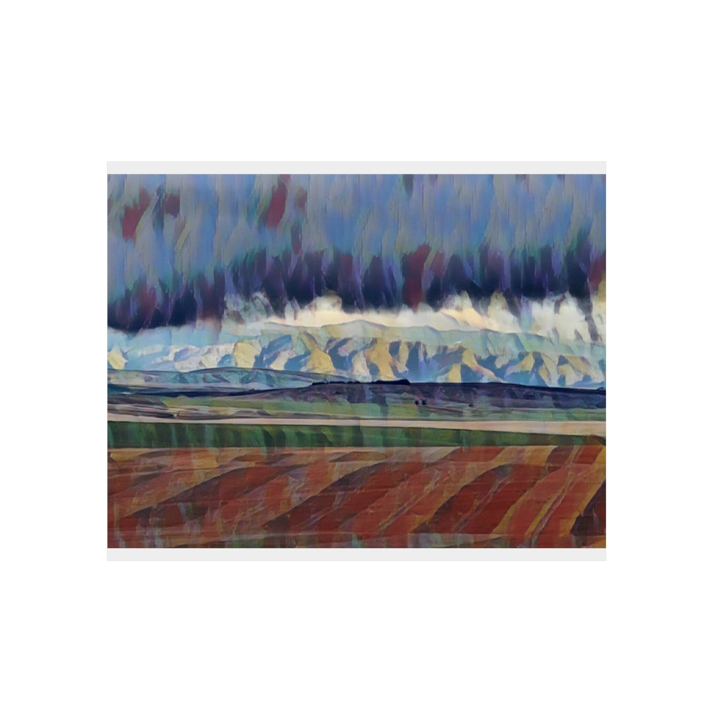 Aluminum Composite Panels ... On-The-Prairie .. "The Storm Is Brewing" ... Central Idaho: November 2023 ... Original Works ...