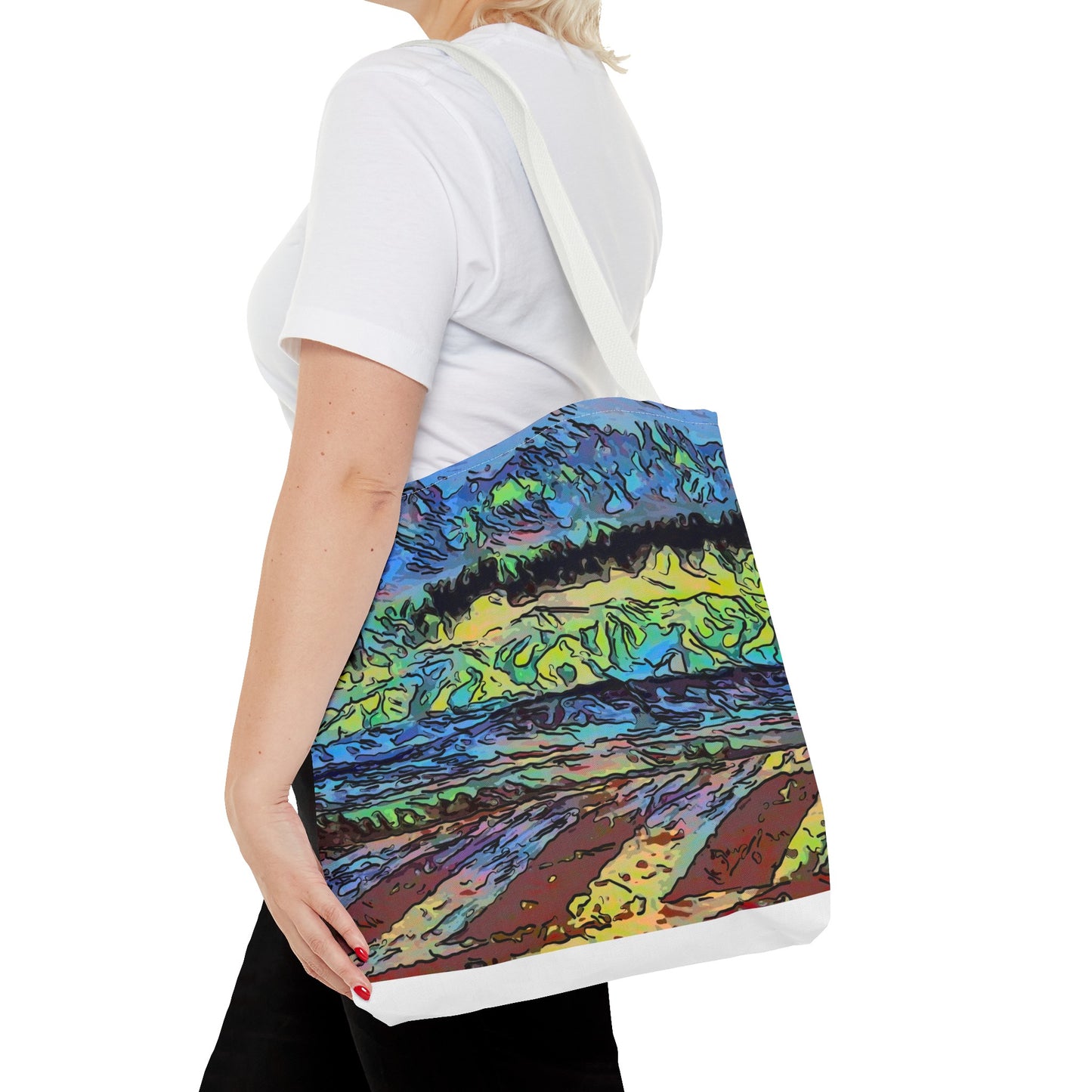 Tote Bag (AOP) ... On-The-Prairie .. "The Storm Is Brewing" ... Central Idaho: November 2023 ... Original Works ...