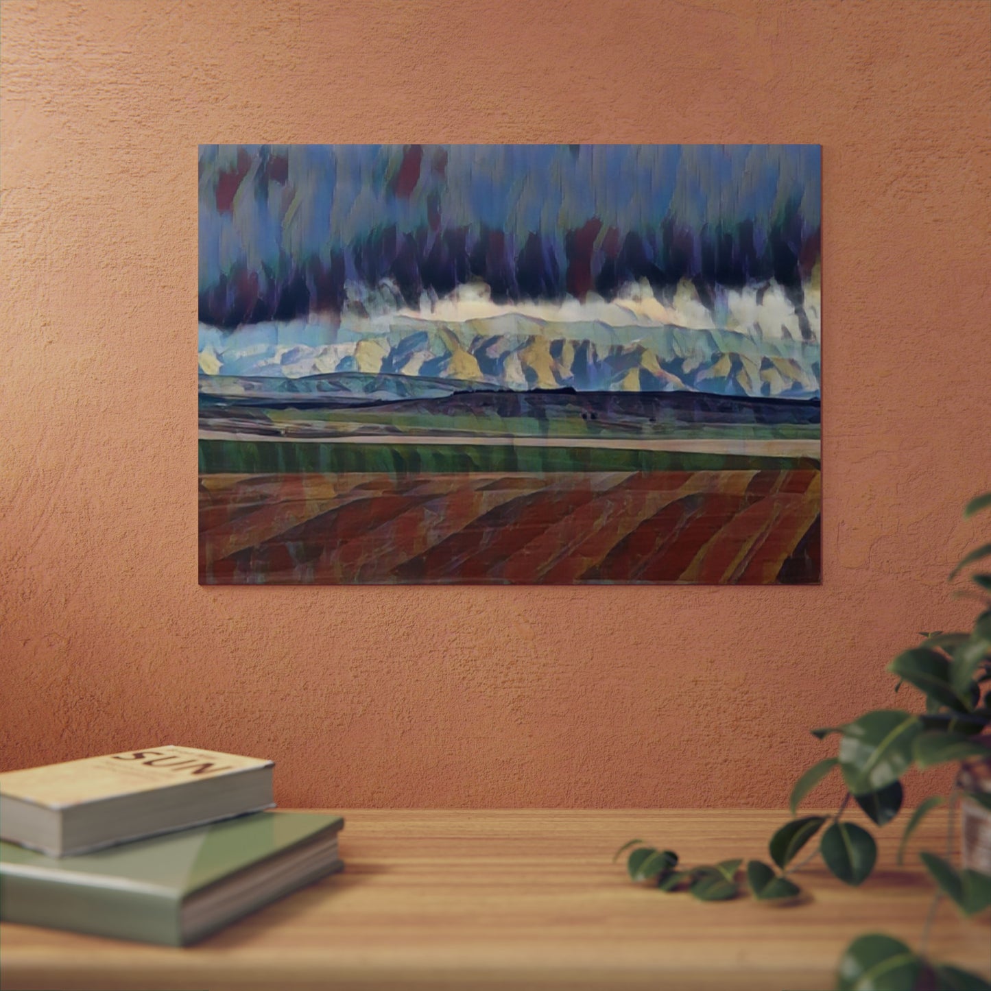 Aluminum Composite Panels ... On-The-Prairie .. "The Storm Is Brewing" ... Central Idaho: November 2023 ... Original Works ...