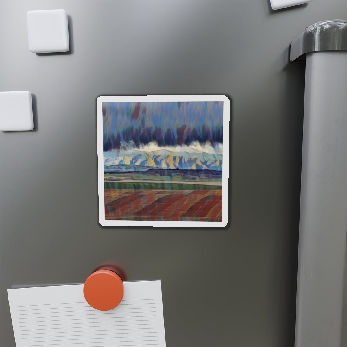 Die-Cut Magnets ... On-The-Prairie .. "The Storm Is Brewing" ... Central Idaho: November 2023 ... Original Works  ...