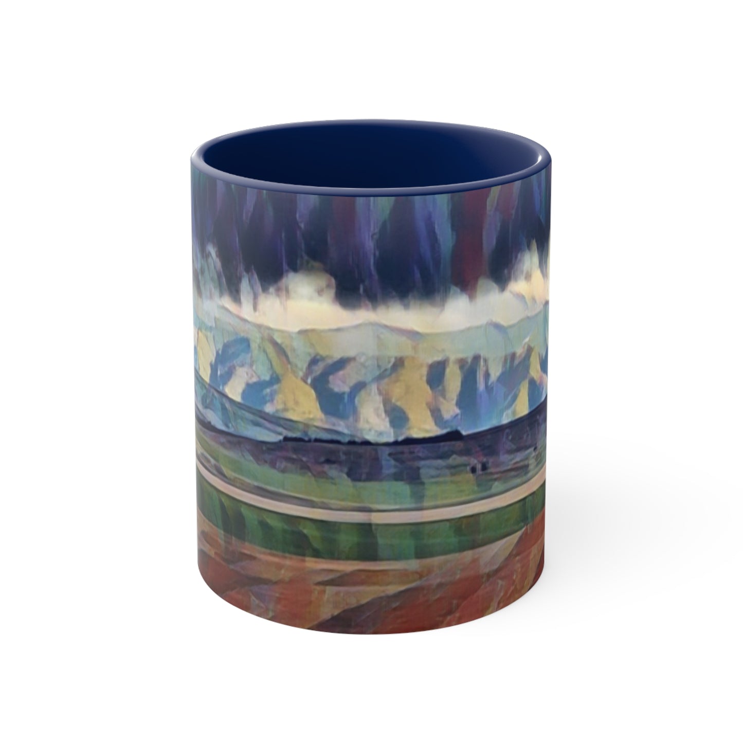 Accent Coffee Mug, 11oz ...  On-The-Prairie .. "The Storm Is Brewing" ... Central Idaho: November 2023 ... Original Works ...