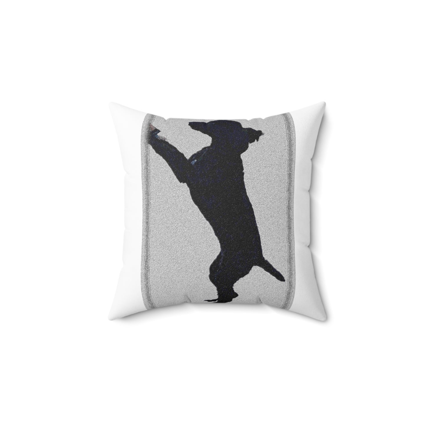 Spun Polyester Square Pillow ... Jett Stenzel ... "Having Fun With Dad & Friends" ... Rhett Creek, Idaho ... Spring 2023 ... Original Works ...